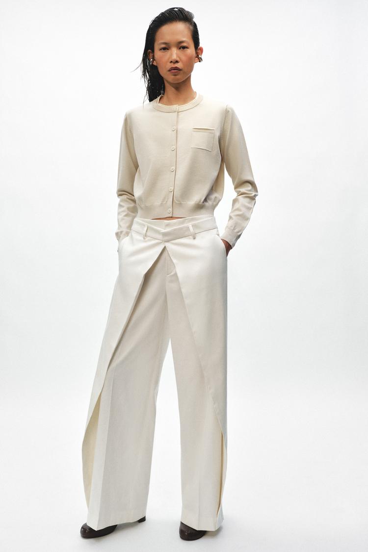 COMBINATION KNIT JACKET - Zara product image