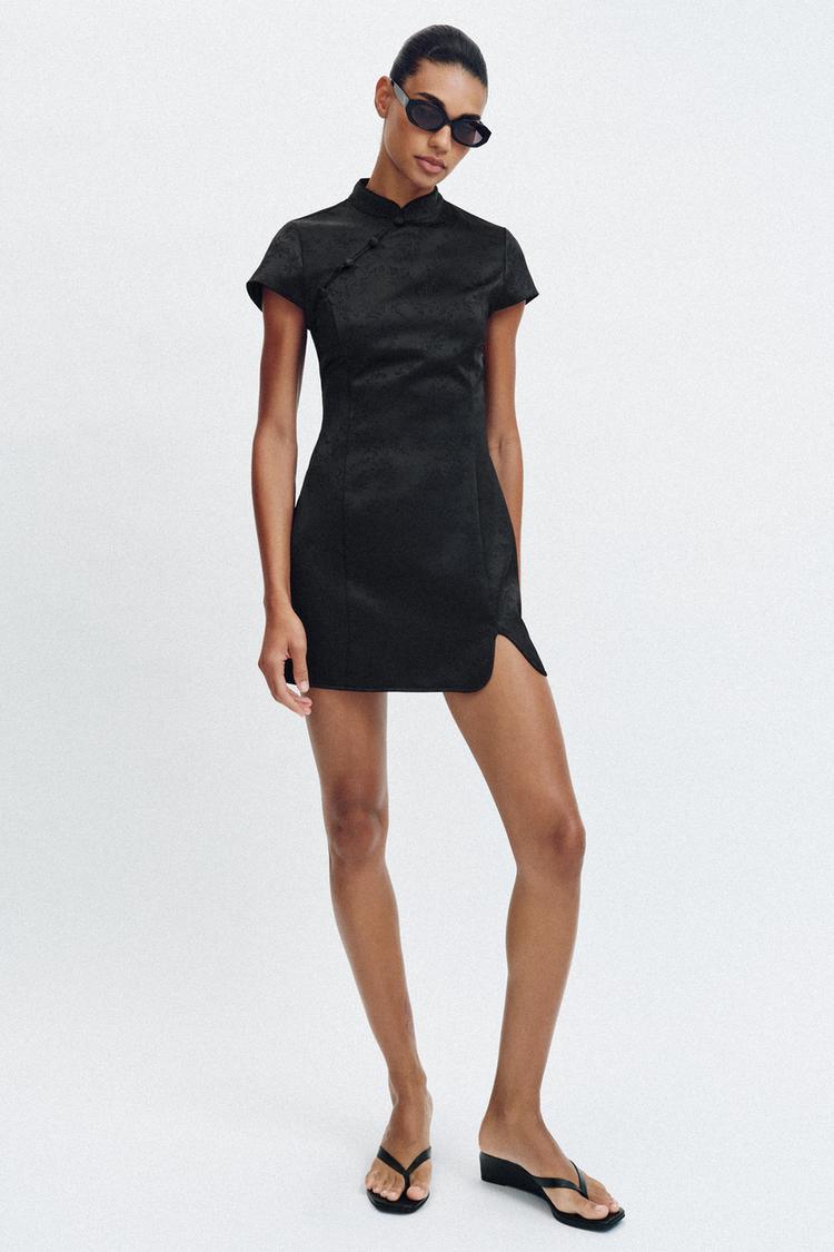 SHORT JACQUARD DRESS - Zara product image