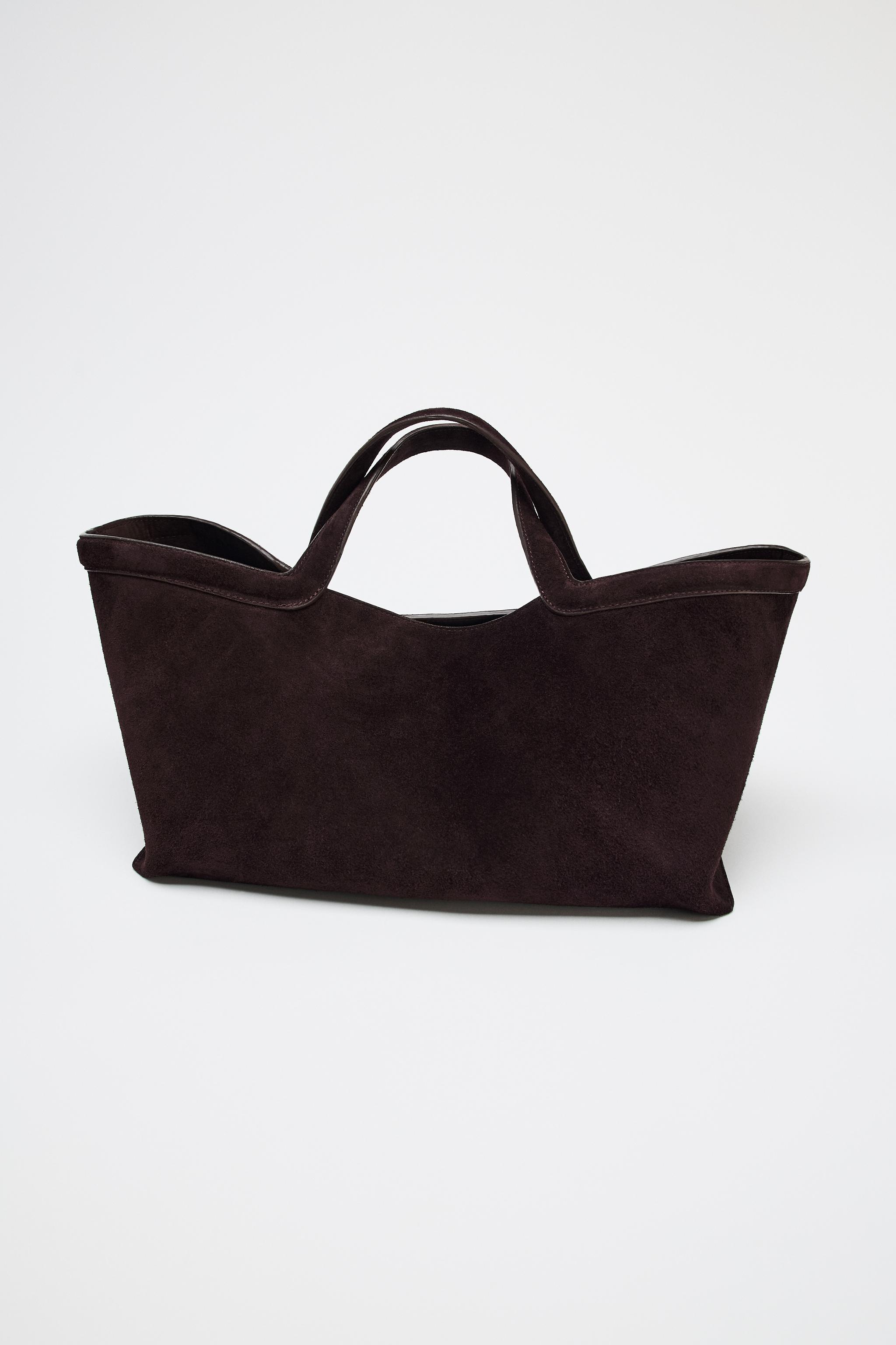 SAC SHOPPER EN DAIM ALLONGÉ