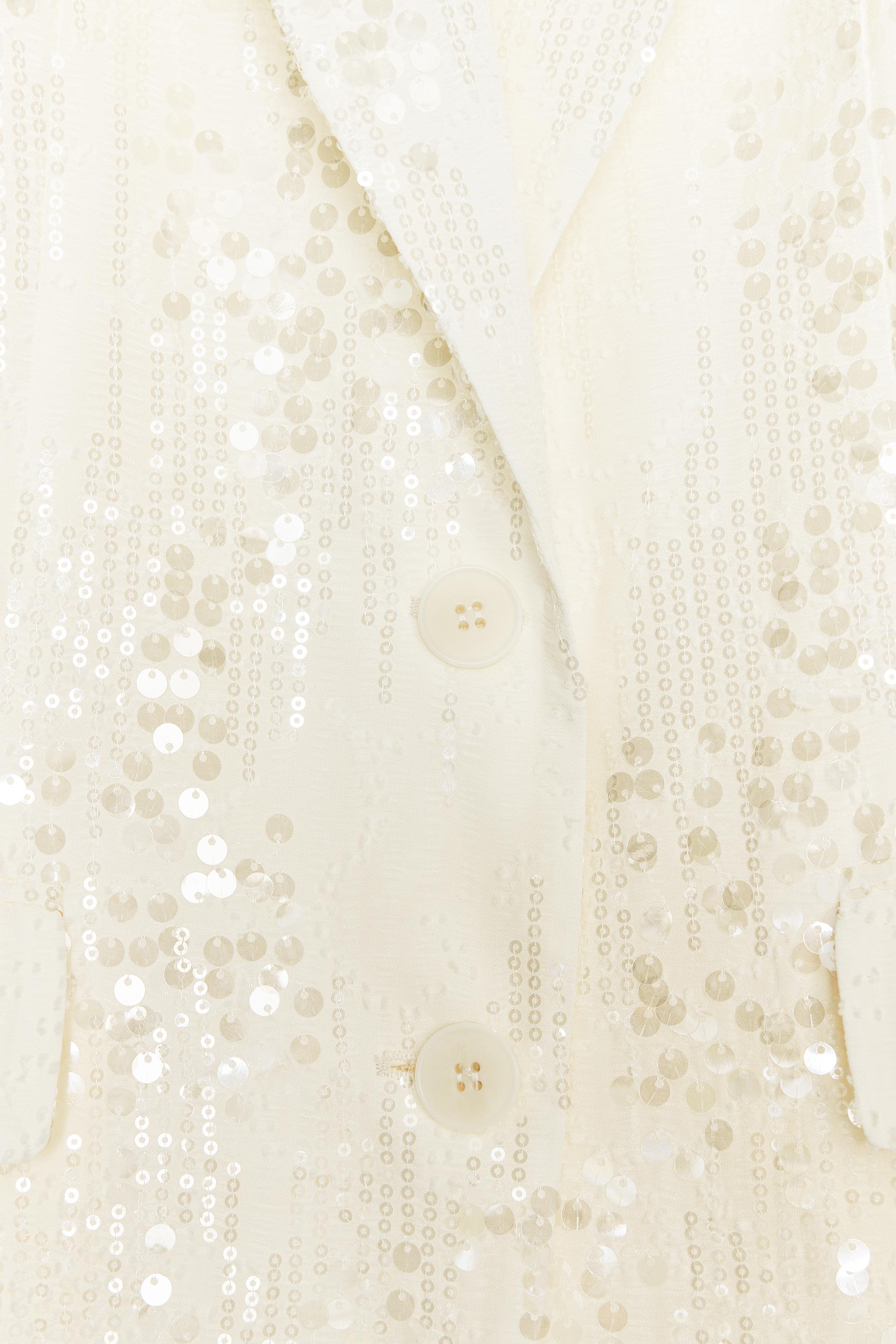 SEQUIN LONG BLAZER