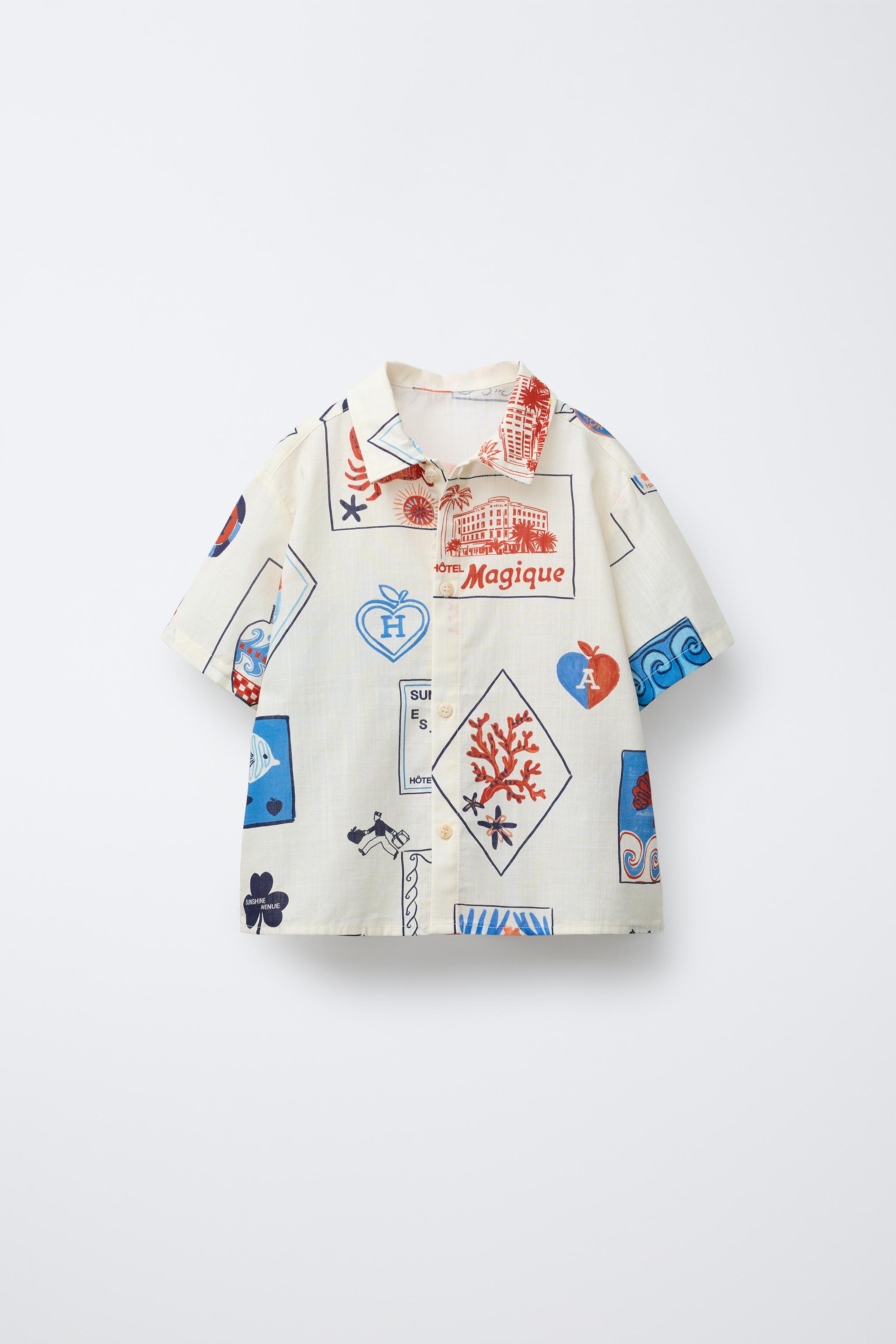 HÔTEL MAGIQUE © X ZARA PRINT SHIRT