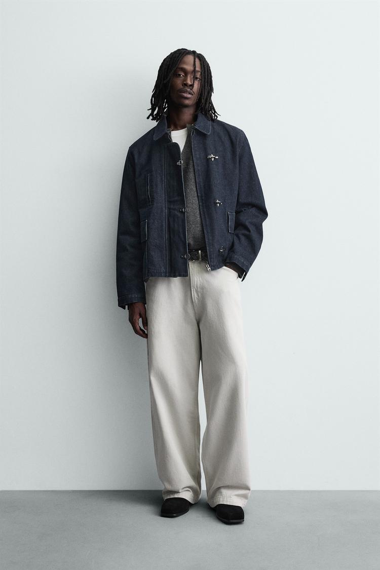 DENIM FIREMAN CLASP JACKET