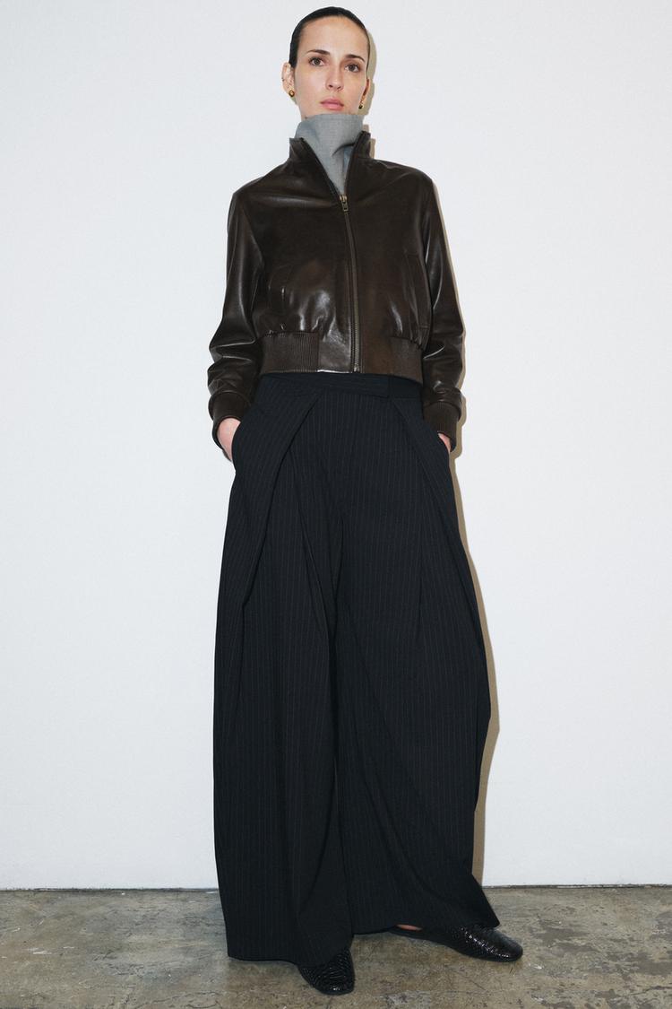 ZW COLLECTION WIDE LEG PANTS - Zara product image