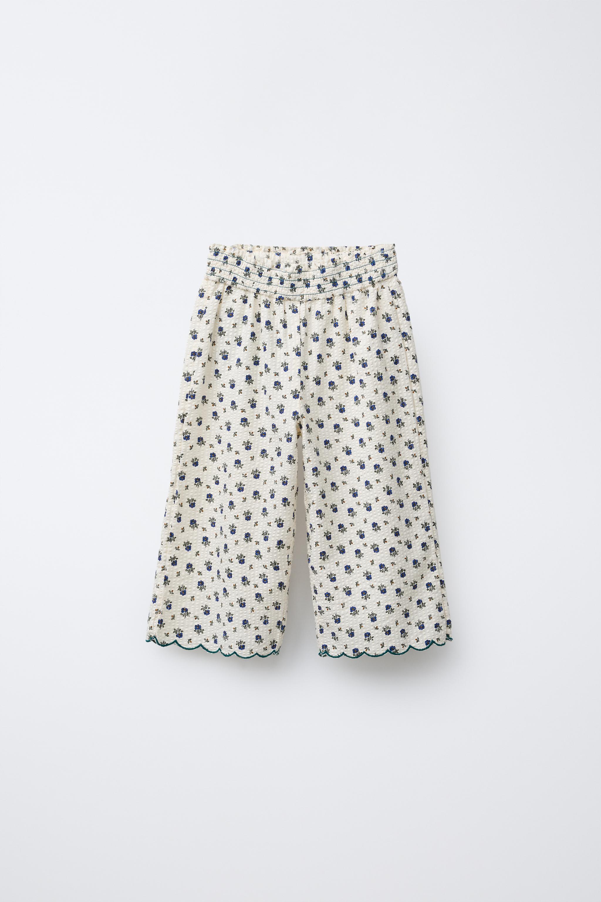 FLORAL PRINT PANTS