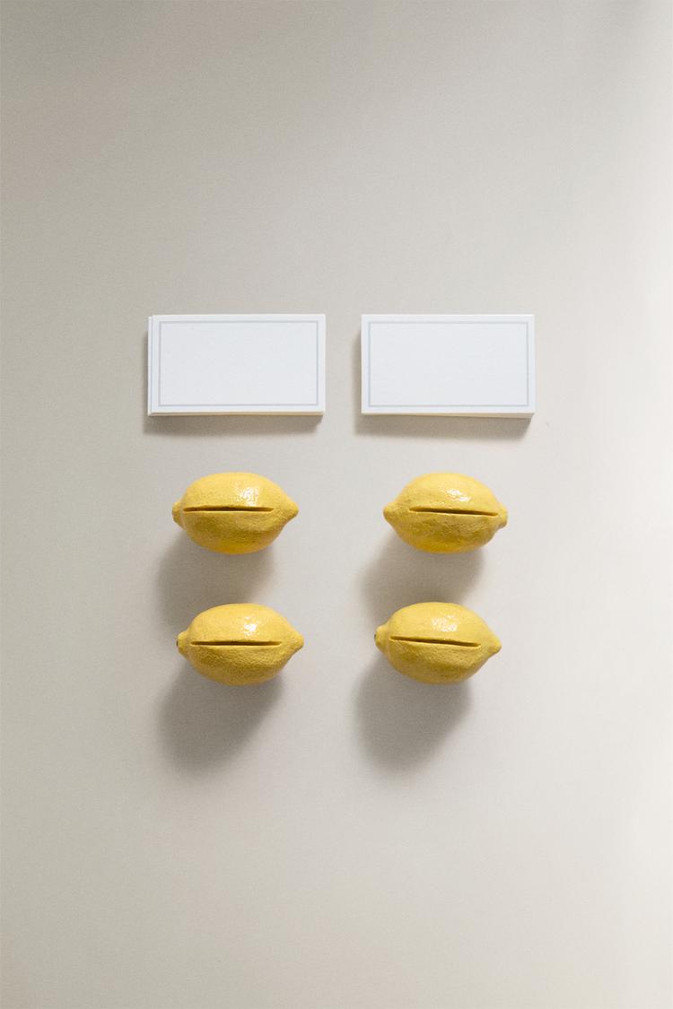 LEMON PLACE CARD HOLDER PACK (PACK OF 4) - Zara product image