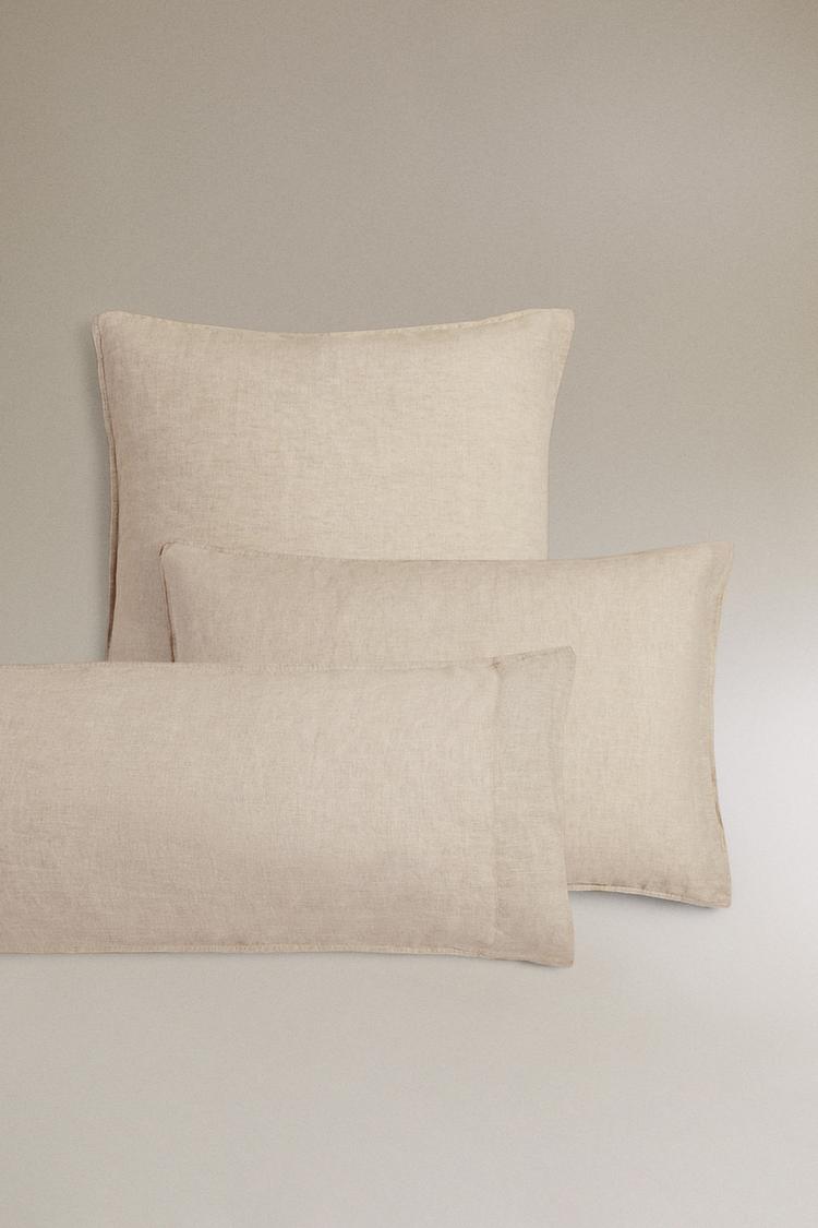 WASHED LINEN PILLOWCASE (160 GxM²) - Zara product image