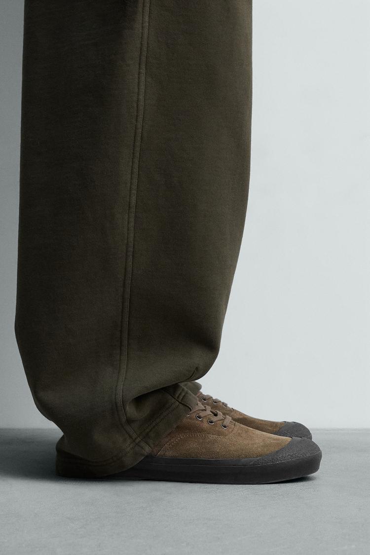 LEATHER SNEAKERS - Zara product image