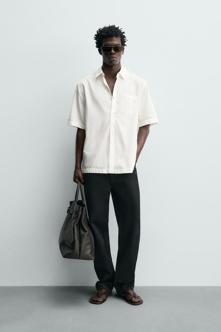 TEXTURED JACQUARD SHIRT - Zara product image