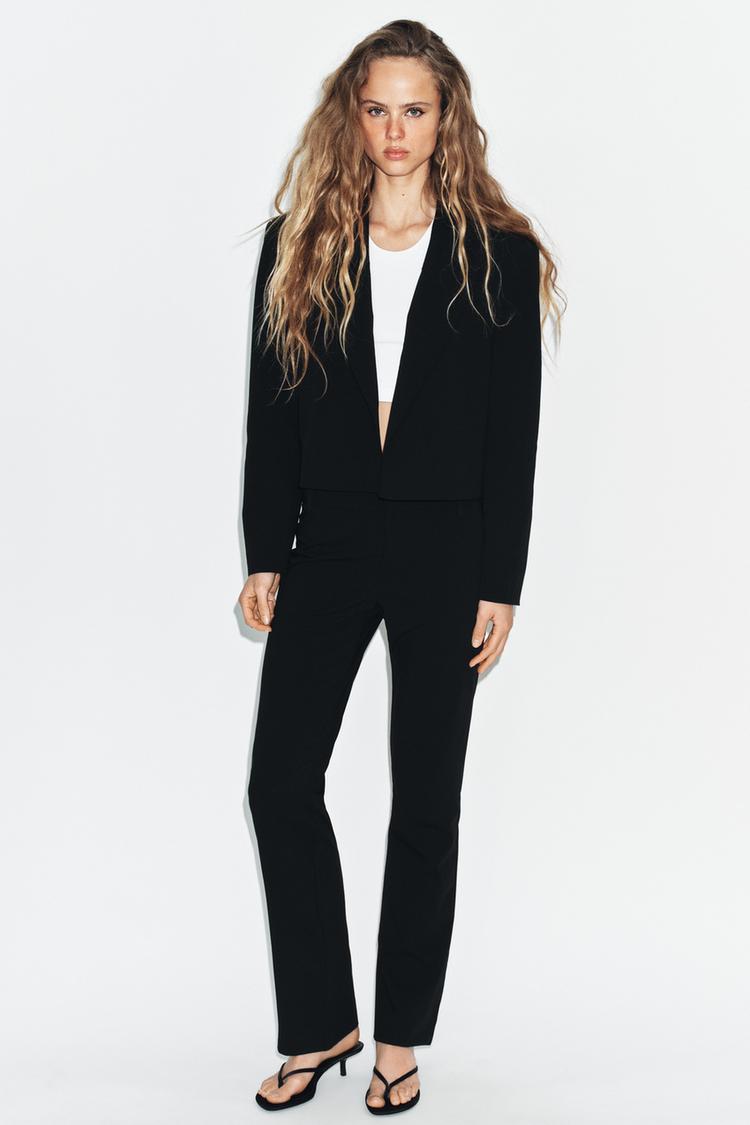 FLARE PANTS WITH BELT LOOPS - Zara product image