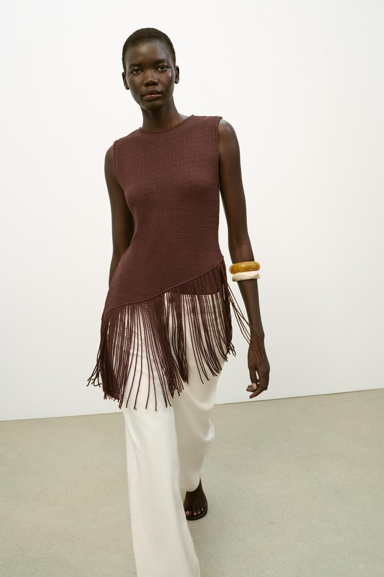 ASYMMETRIC STRUCTURE TOP - Zara product image