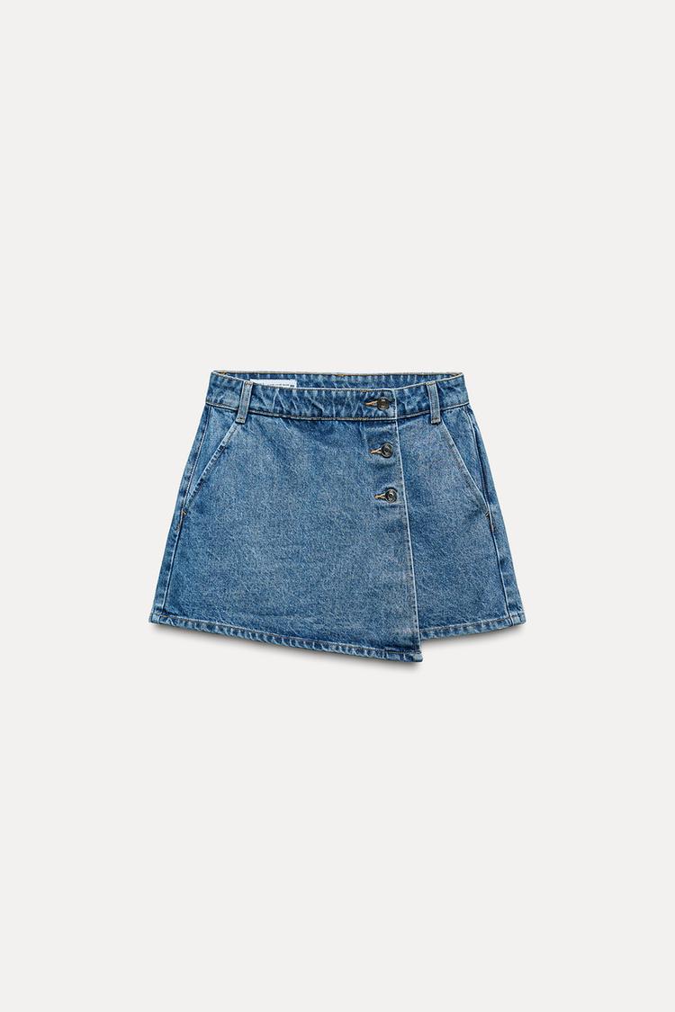 DENIM WRAP SKORT Z1975