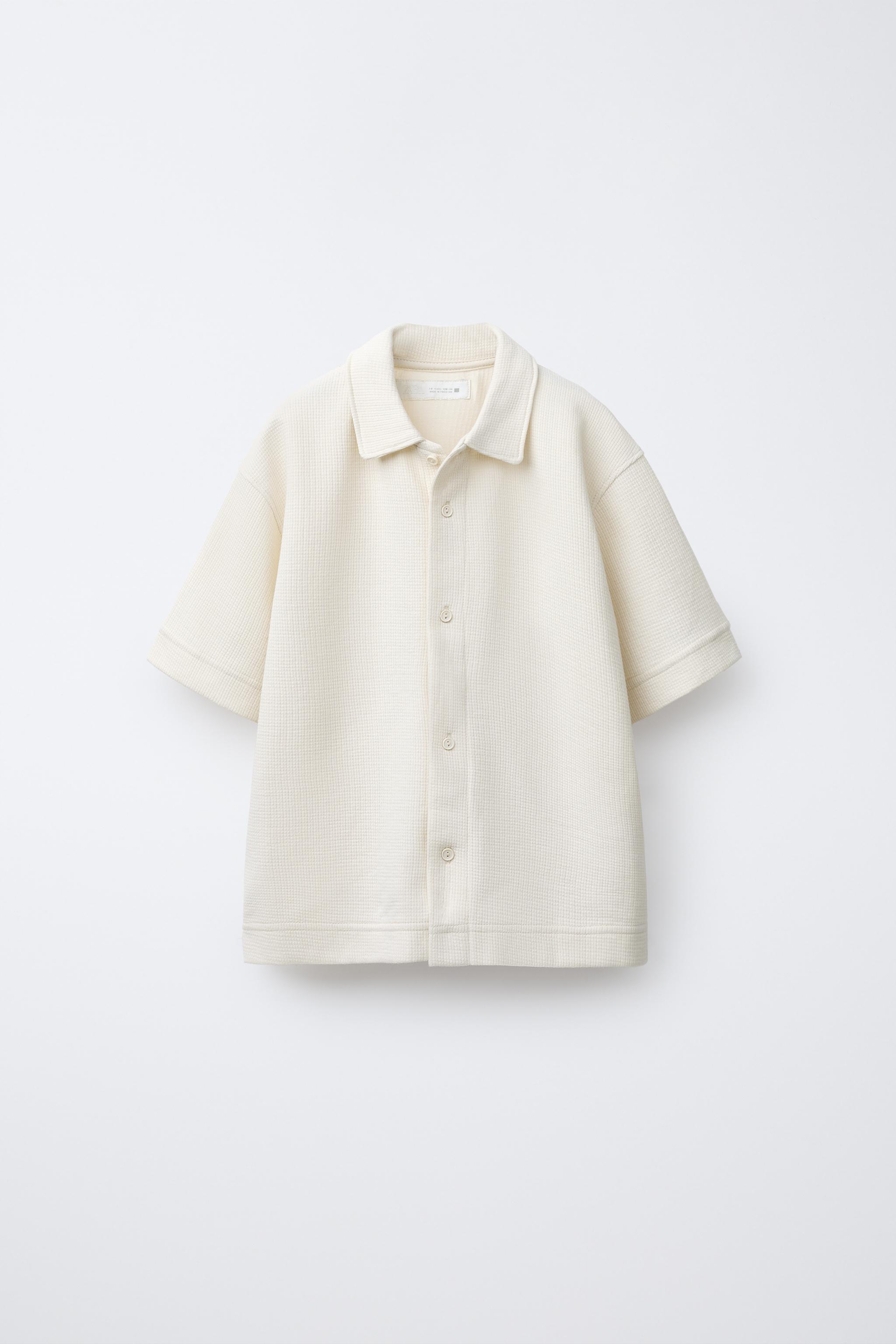 TEXTURED KNIT SHIRT