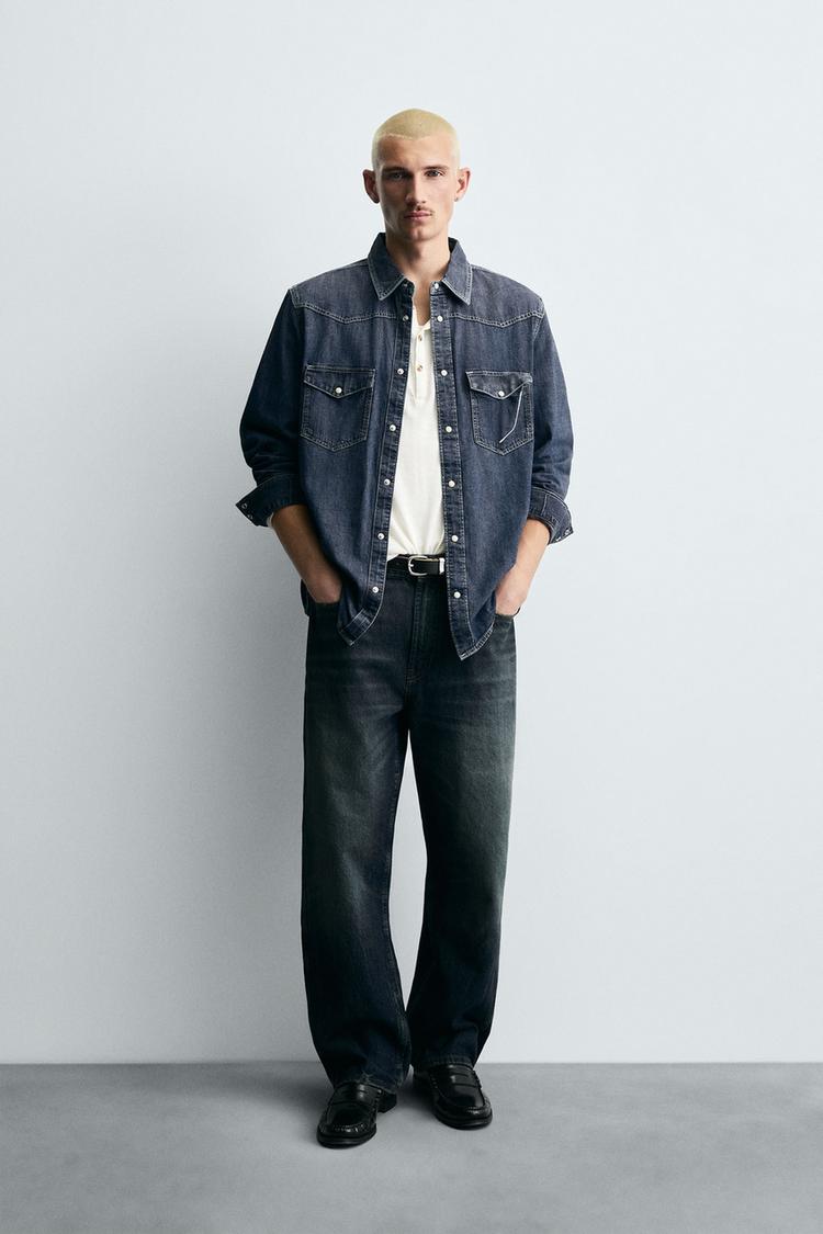 DENIM WESTERN SHIRT - Zara product image