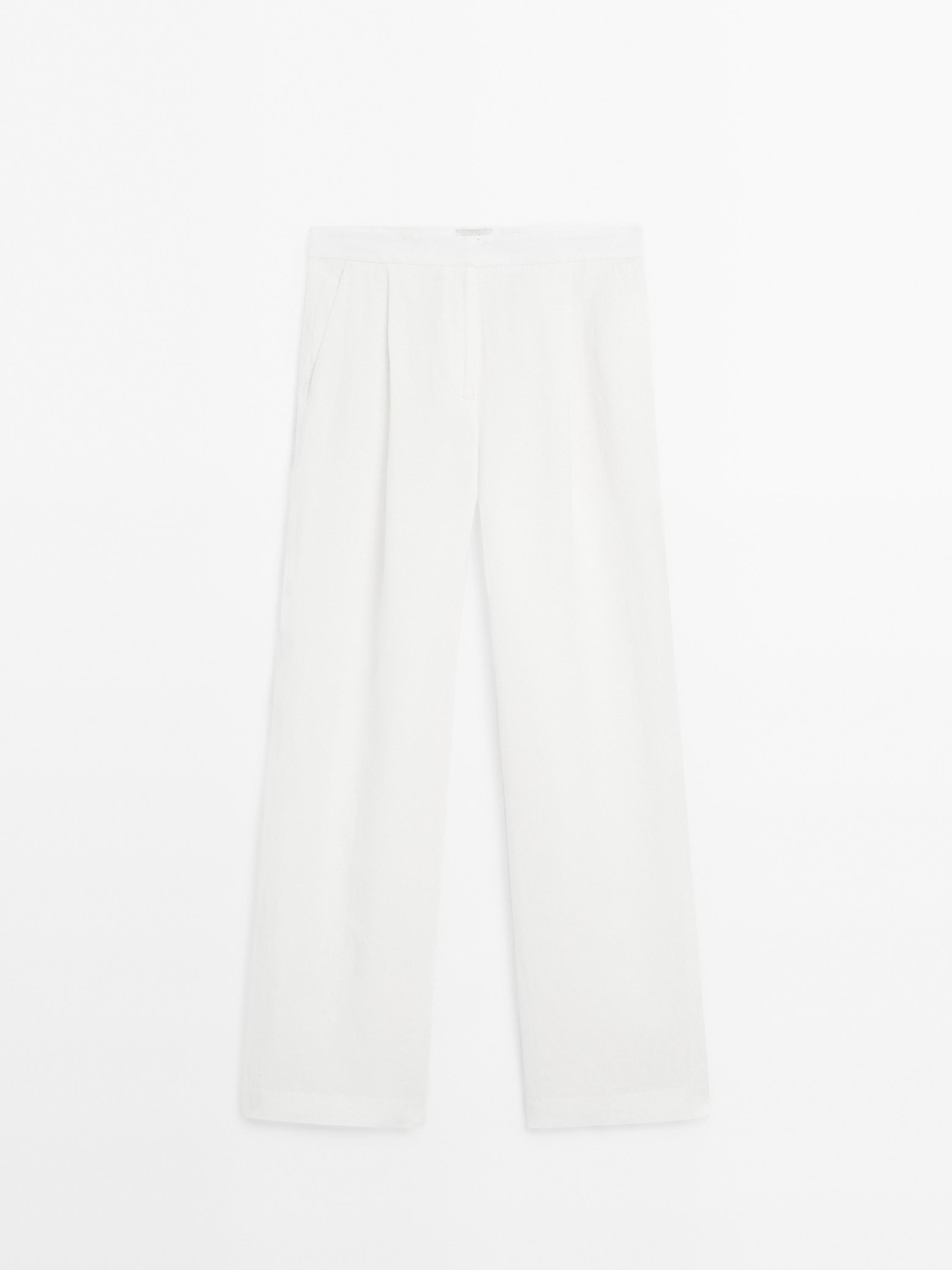 Pantalon droit fluide à pince - Limited Edition