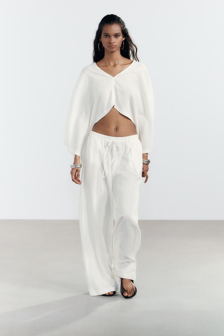 LINEN PALAZZO PANTS