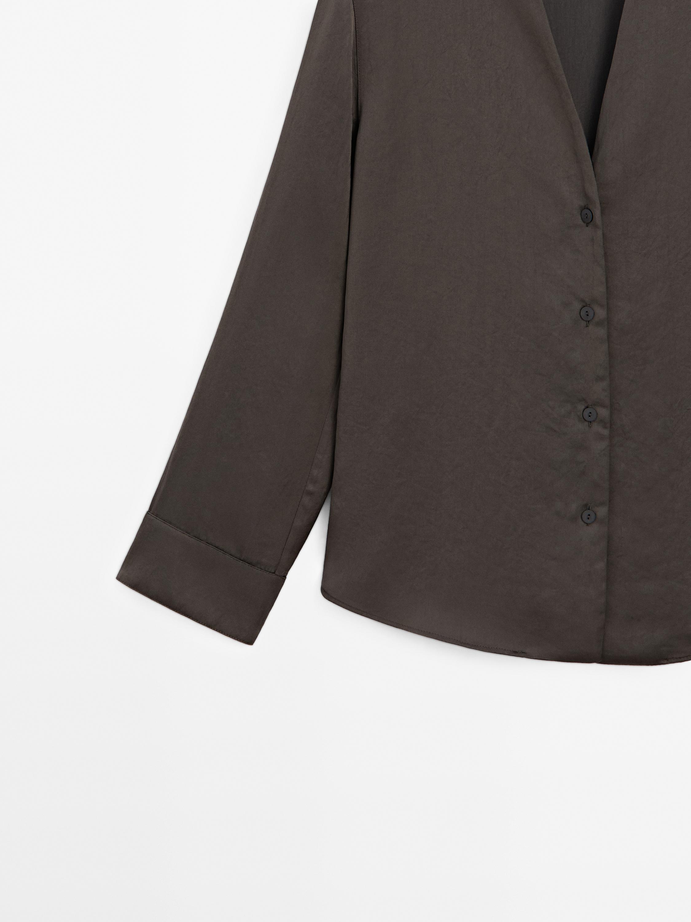 Chemise à manches longues en coton