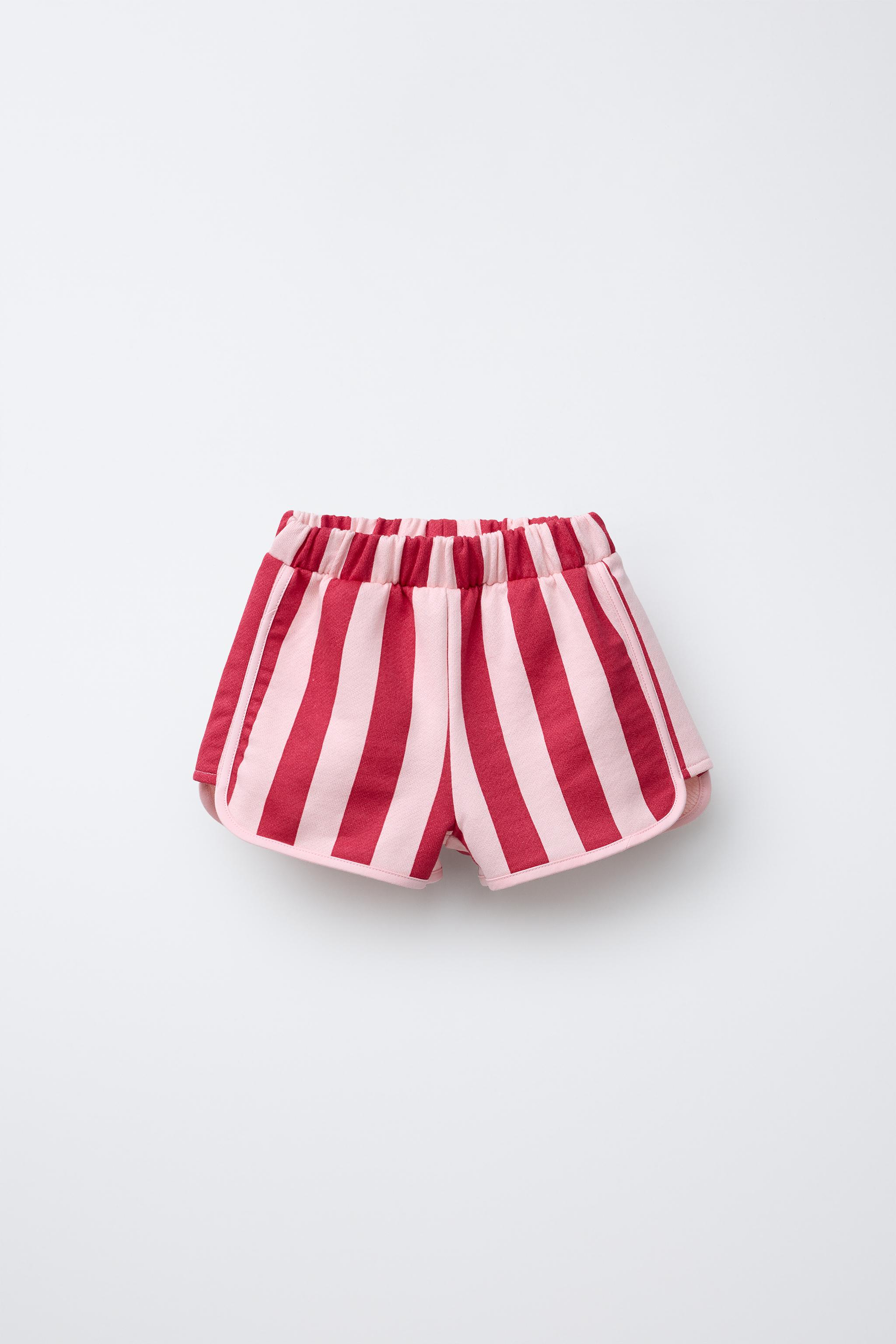 CASA LAWA © X ZARA KIDS STRIPED SHORTS
