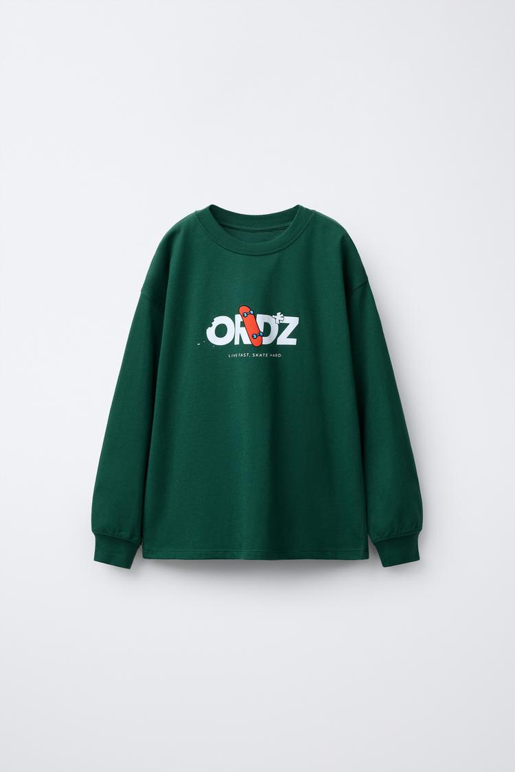 SKATE PRINT T-SHIRT - Zara product image