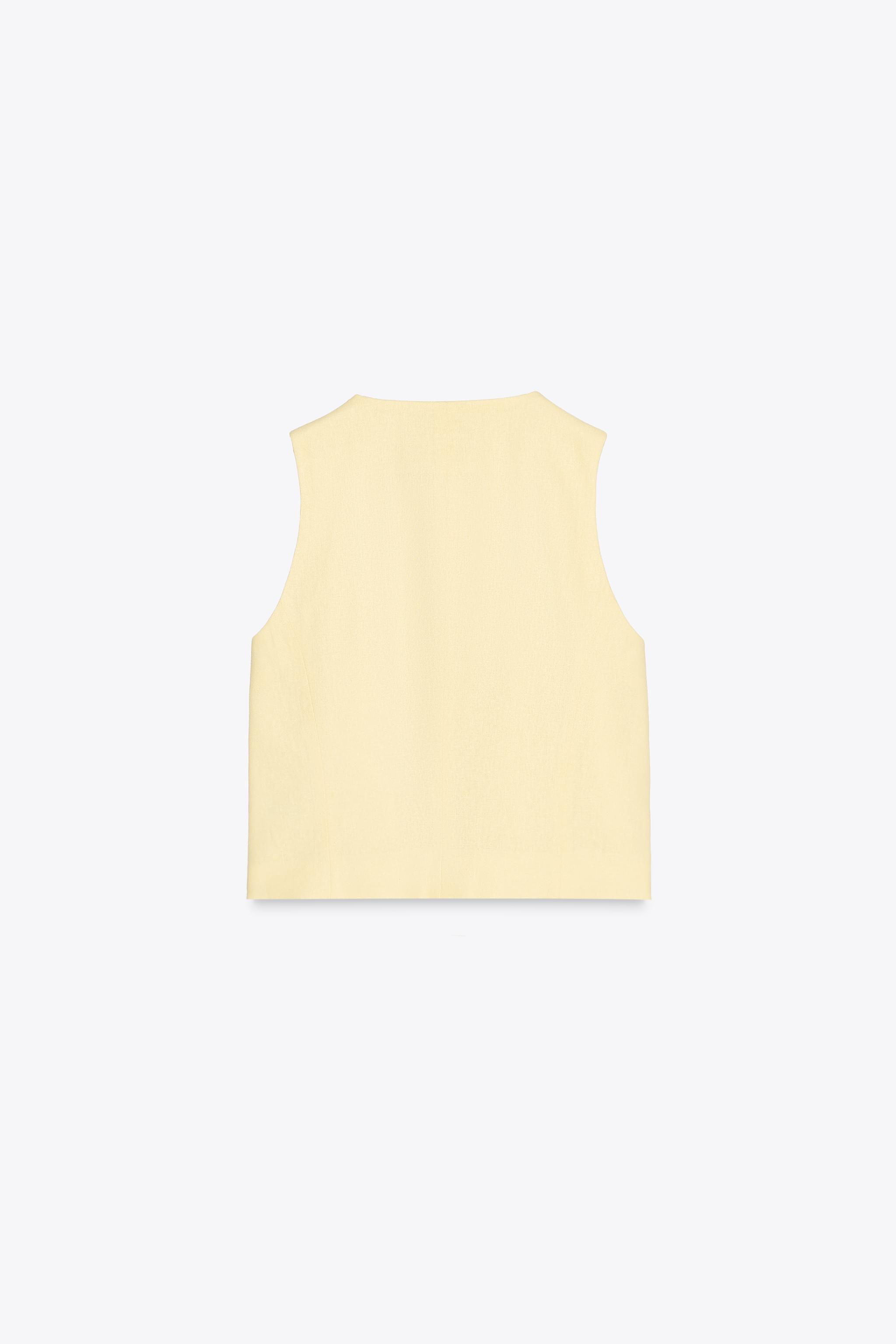 GILET AVEC LIN