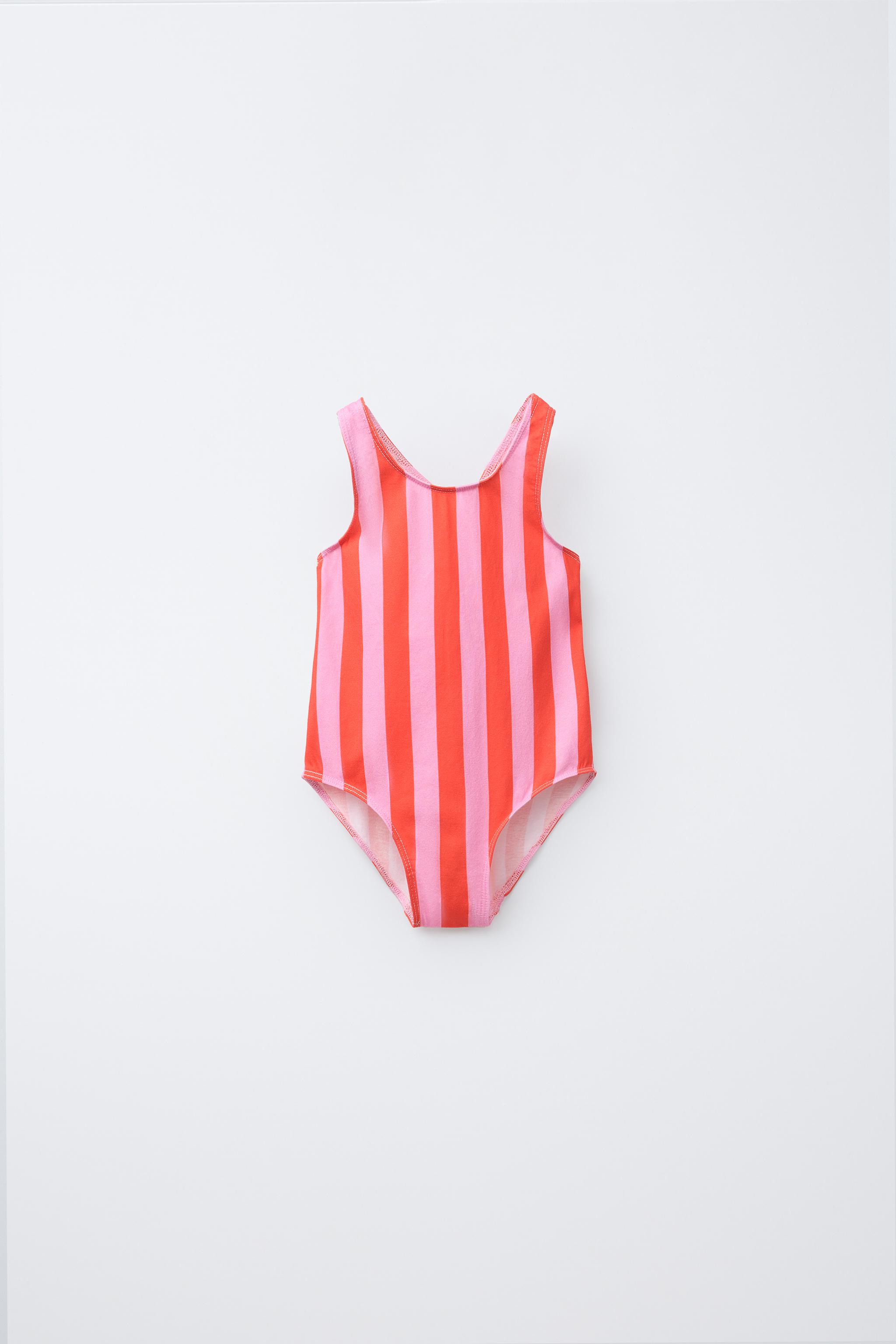 CASA LAWA © X ZARA KIDS STRIPED SWIMSUIT