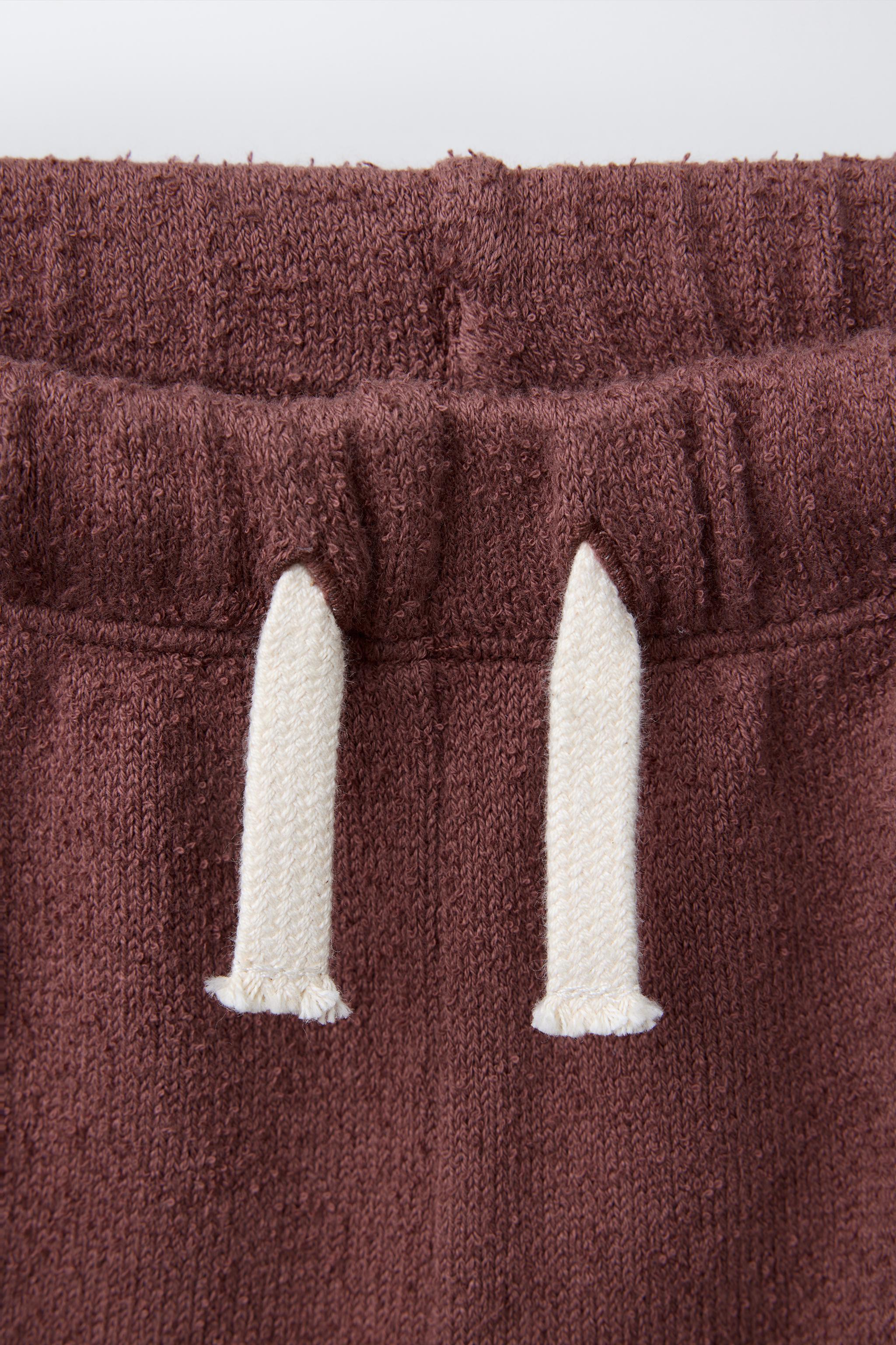 TERRYCLOTH SHORTS WITH SIDE STRIPES