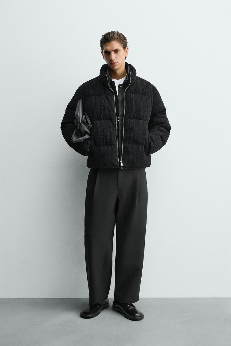CROPPED FIT PUFFER JACKET