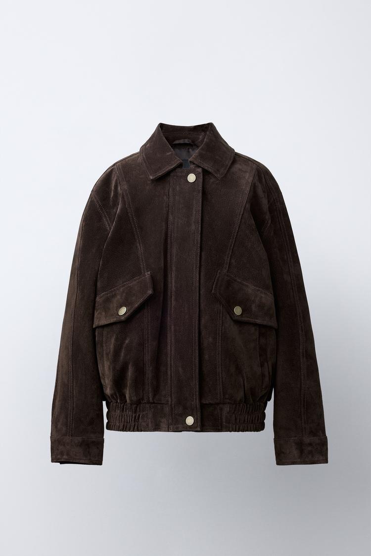 100% LEATHER JACKET - Zara product image