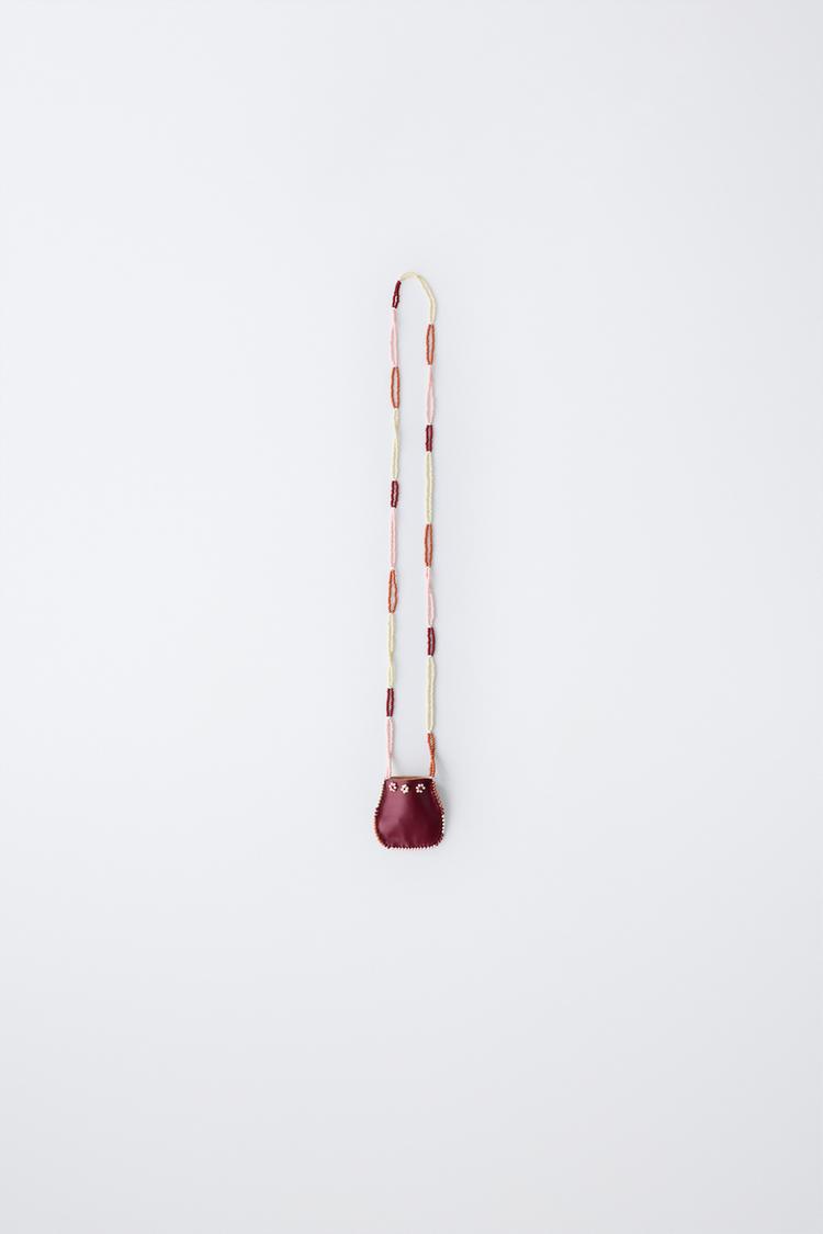 BEADED PURSE NECKLACE - Zara product image