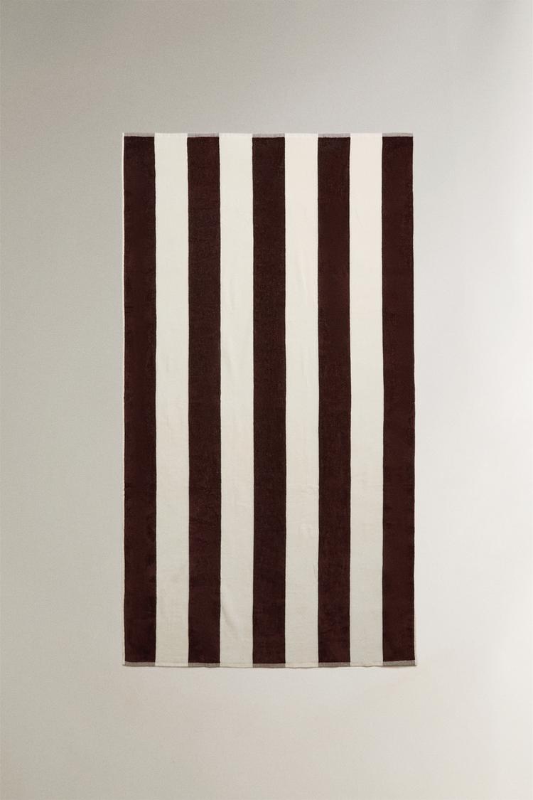 STRIPED BEACH TOWEL - Zara product image