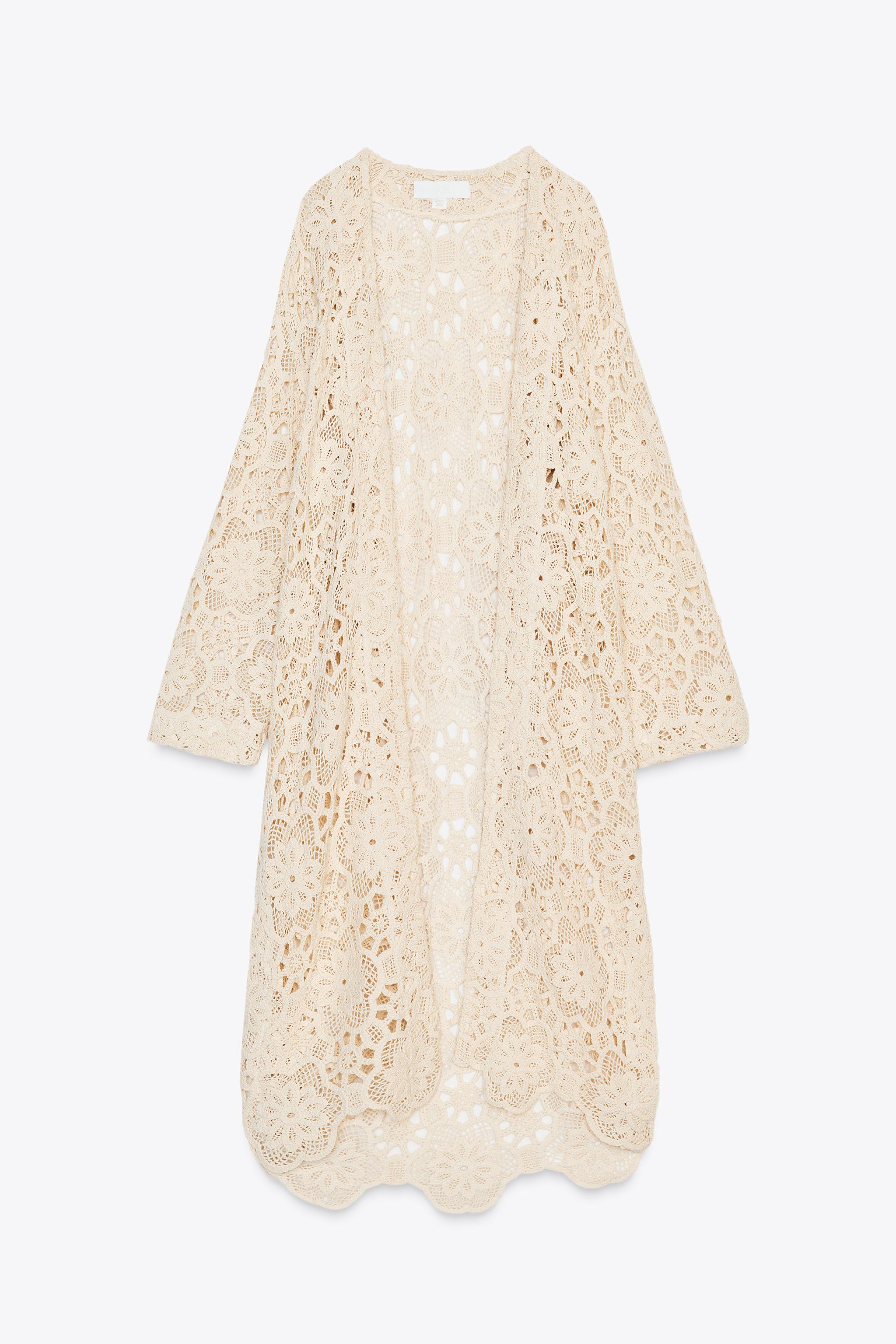 VESTE KIMONO CROCHET