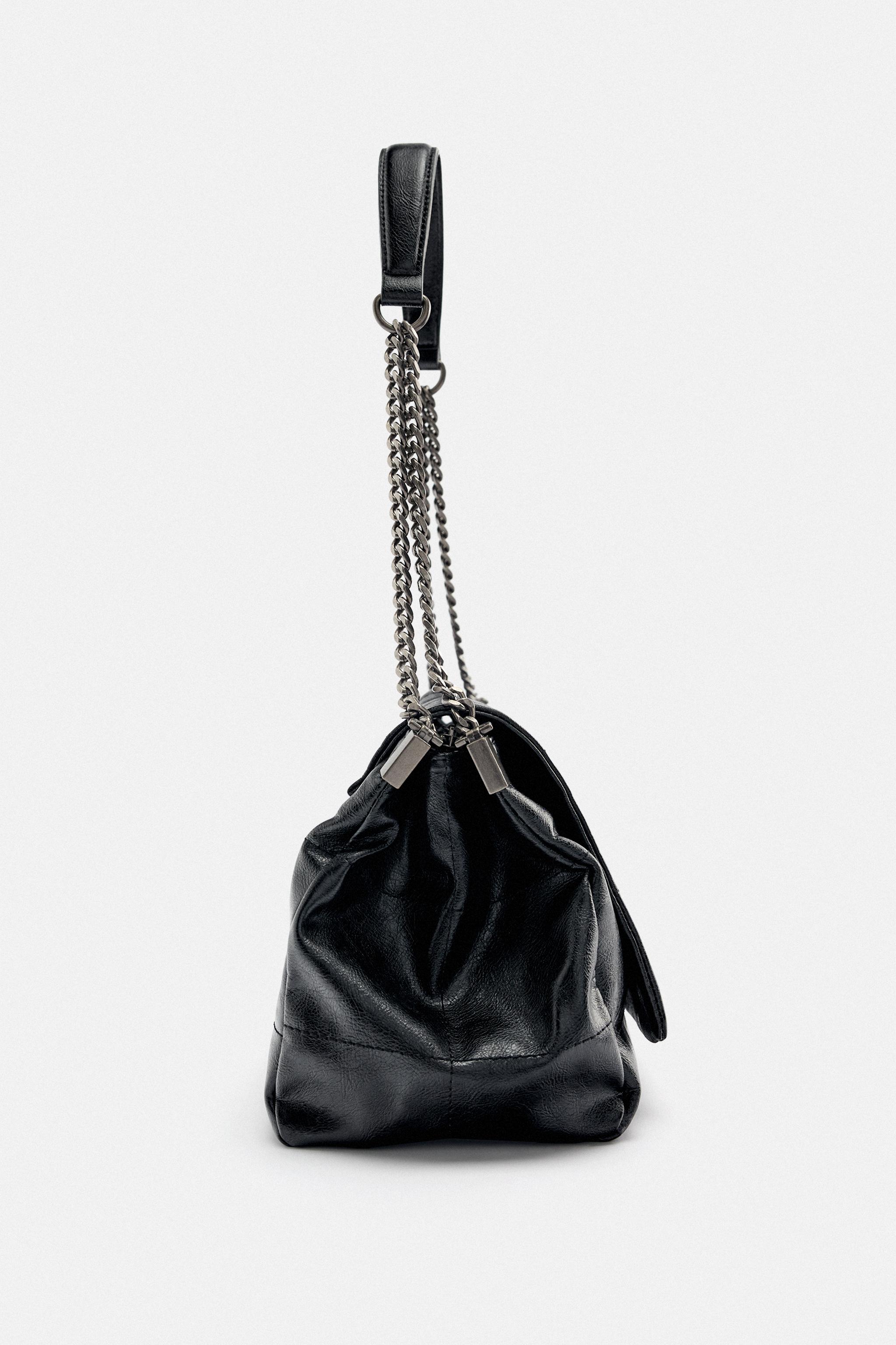 Zara ROCK STYLE FLAP SHOULDER BAG | Square One