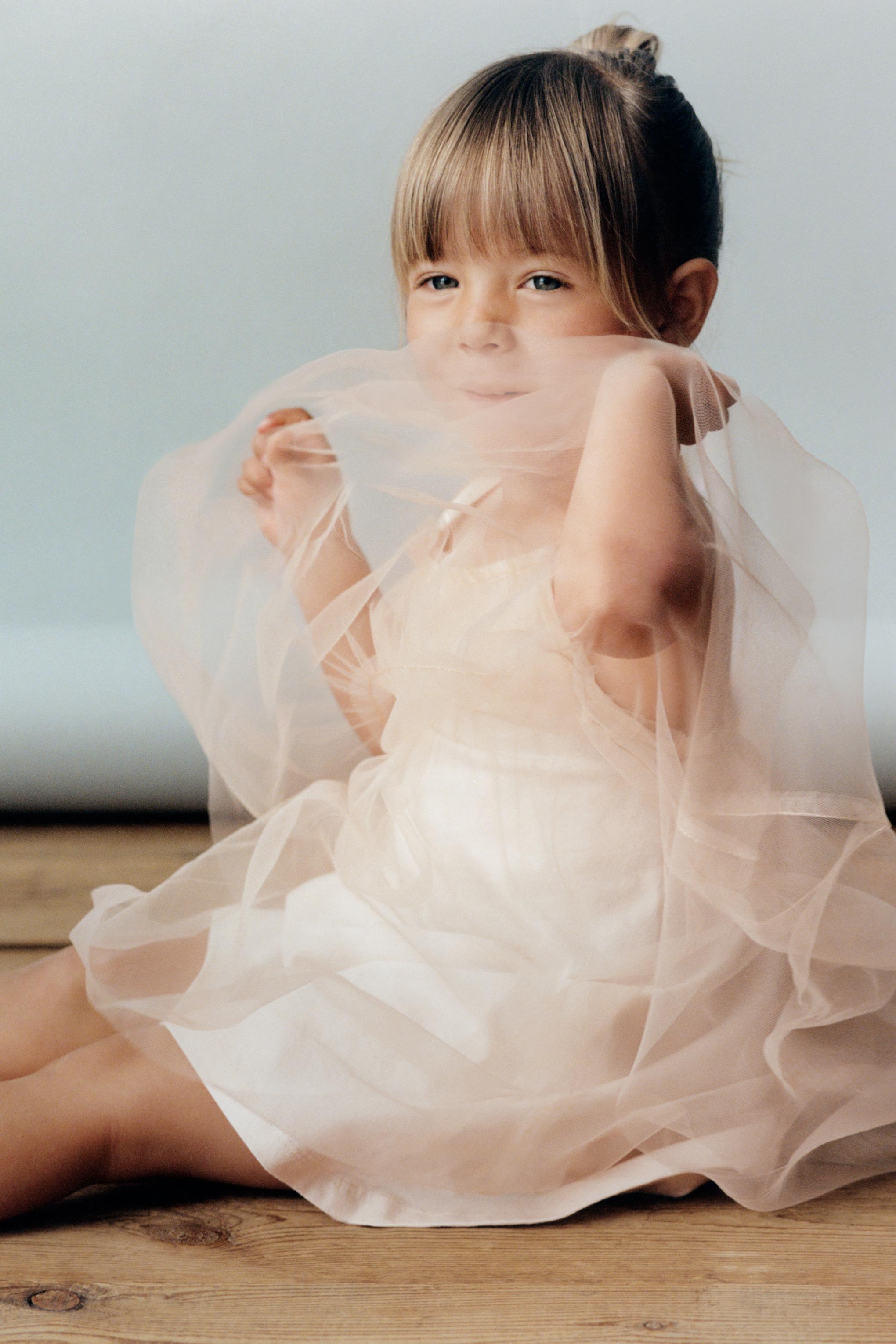 TULLE DRESS WITH BOWS