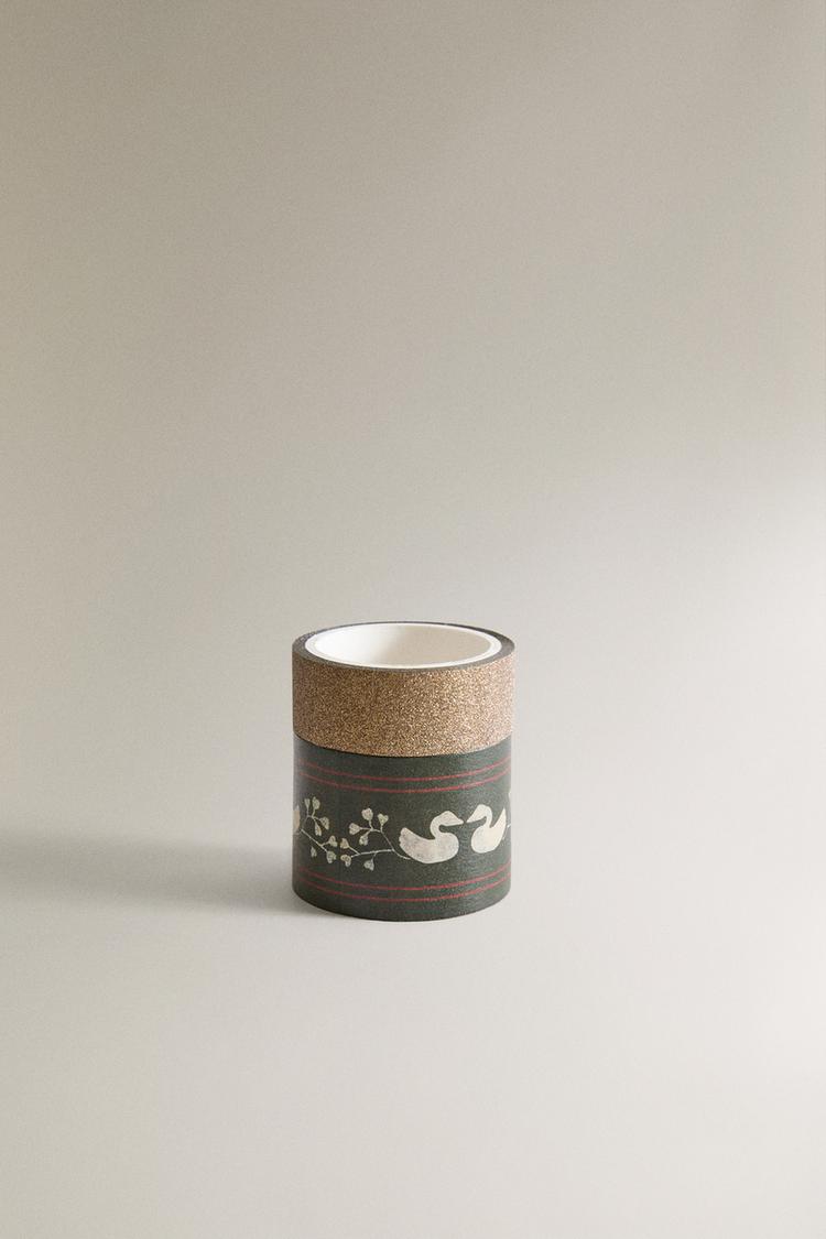 SET OF CHRISTMAS ADHESIVE TAPES (SET OF 2)