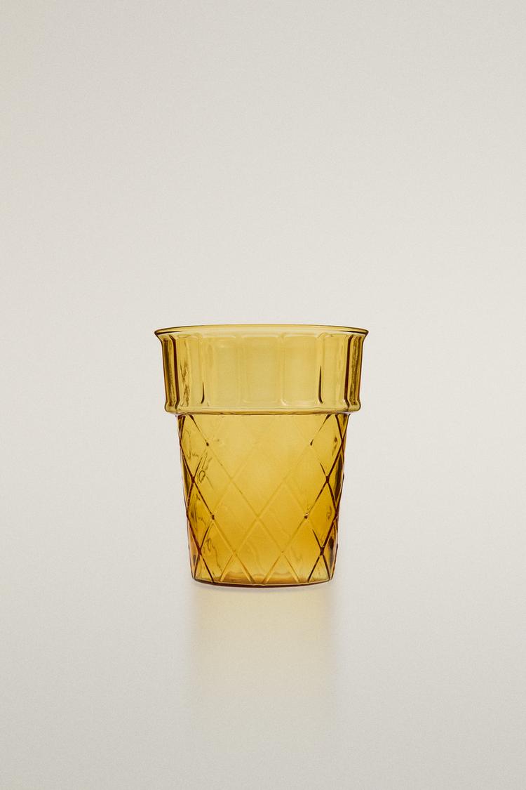 ICE CREAM BOROSILICATE GLASS TUMBLER - Zara product image