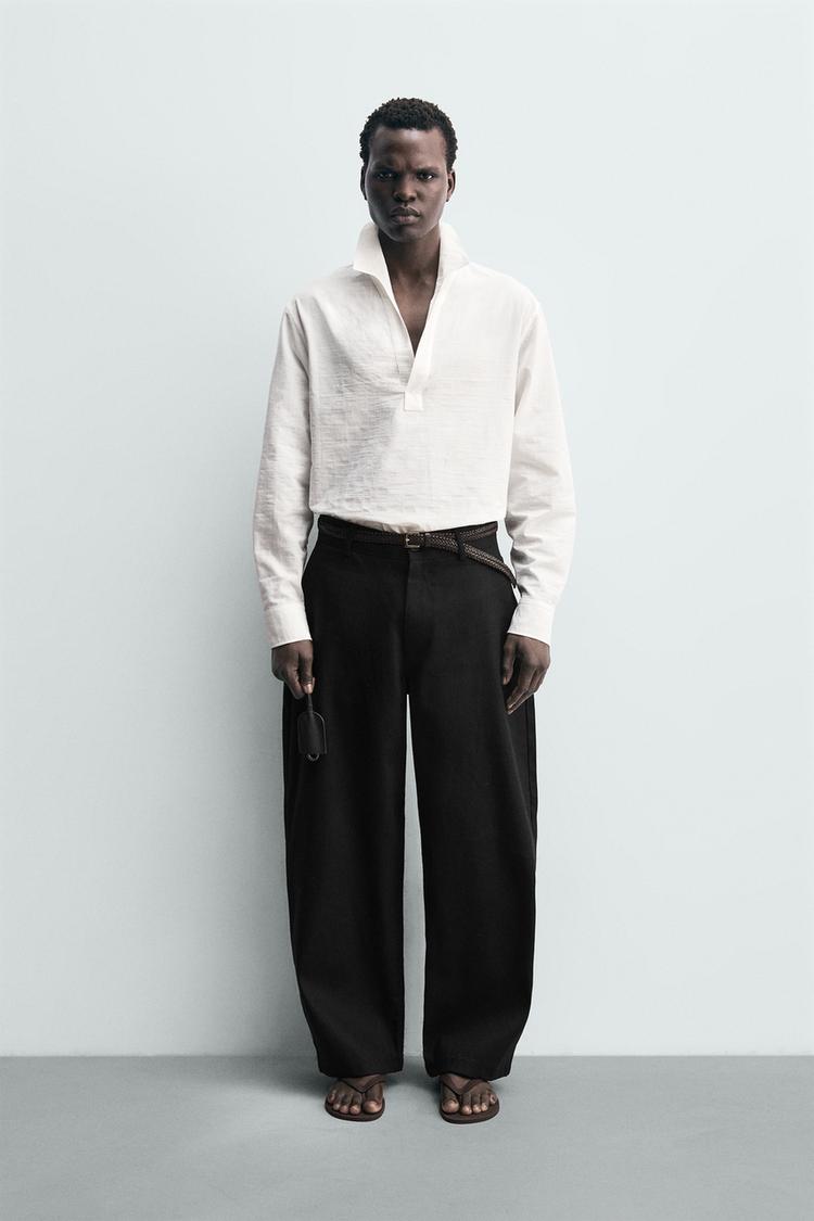 TEXTURED POLO SHIRT - Zara product image