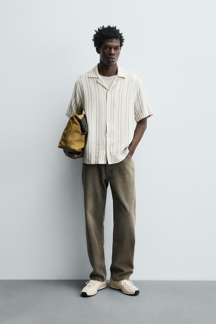 GEOMETRIC JACQUARD SHIRT - Zara product image