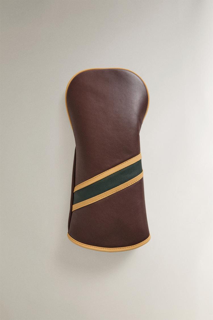 LEATHER DRIVER GOLF CLUB COVER - Zara product image