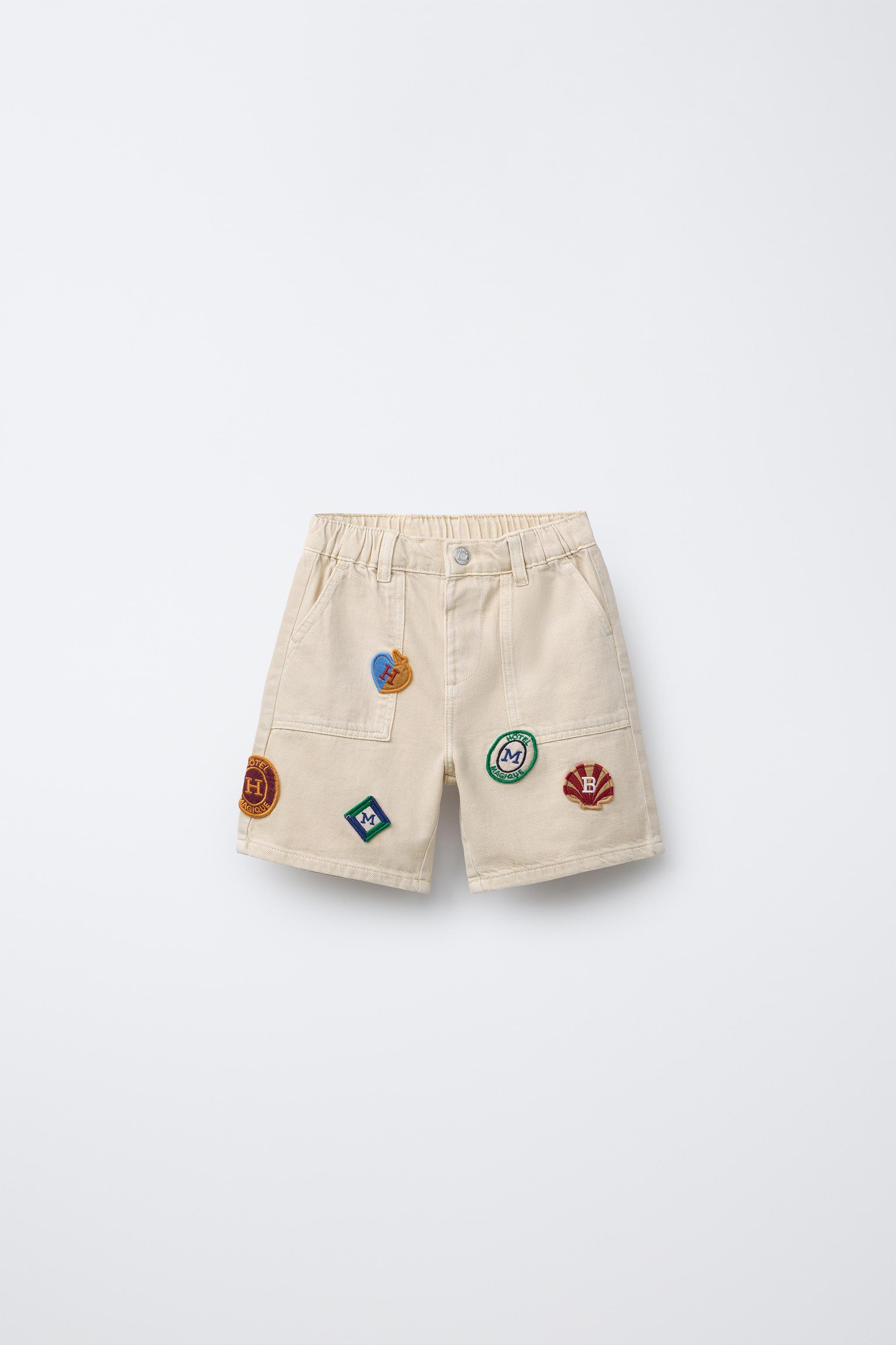 HÔTEL MAGIQUE © X ZARA PATCH SHORTS