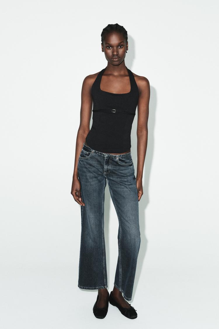 INTERLOCK HALTER TOP - Zara product image