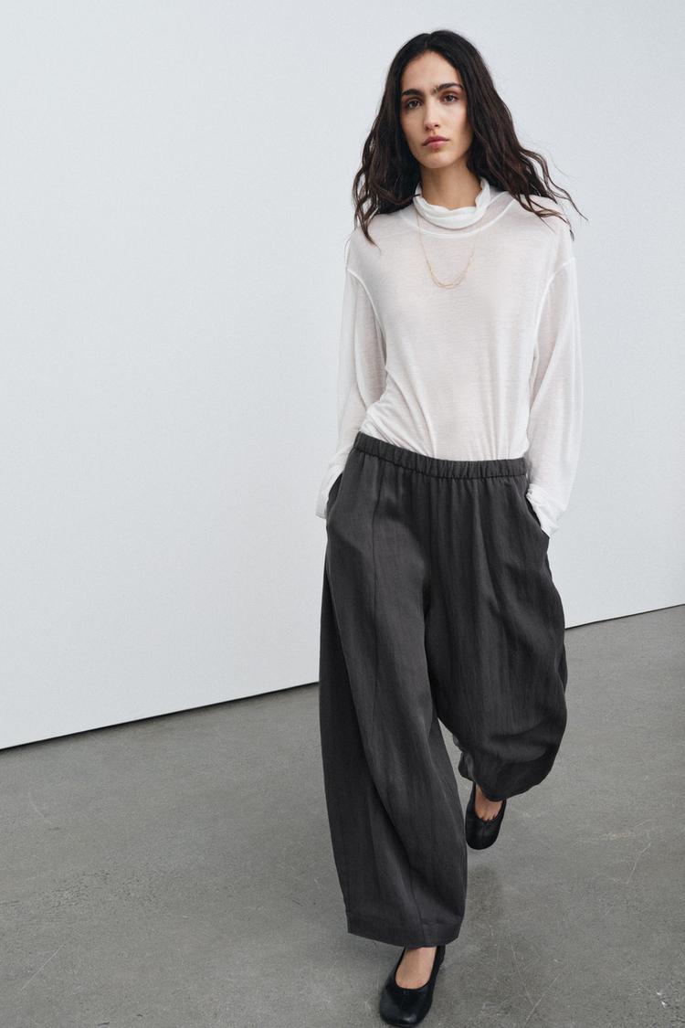 BARREL PANTS ZW COLLECTION - Zara product image
