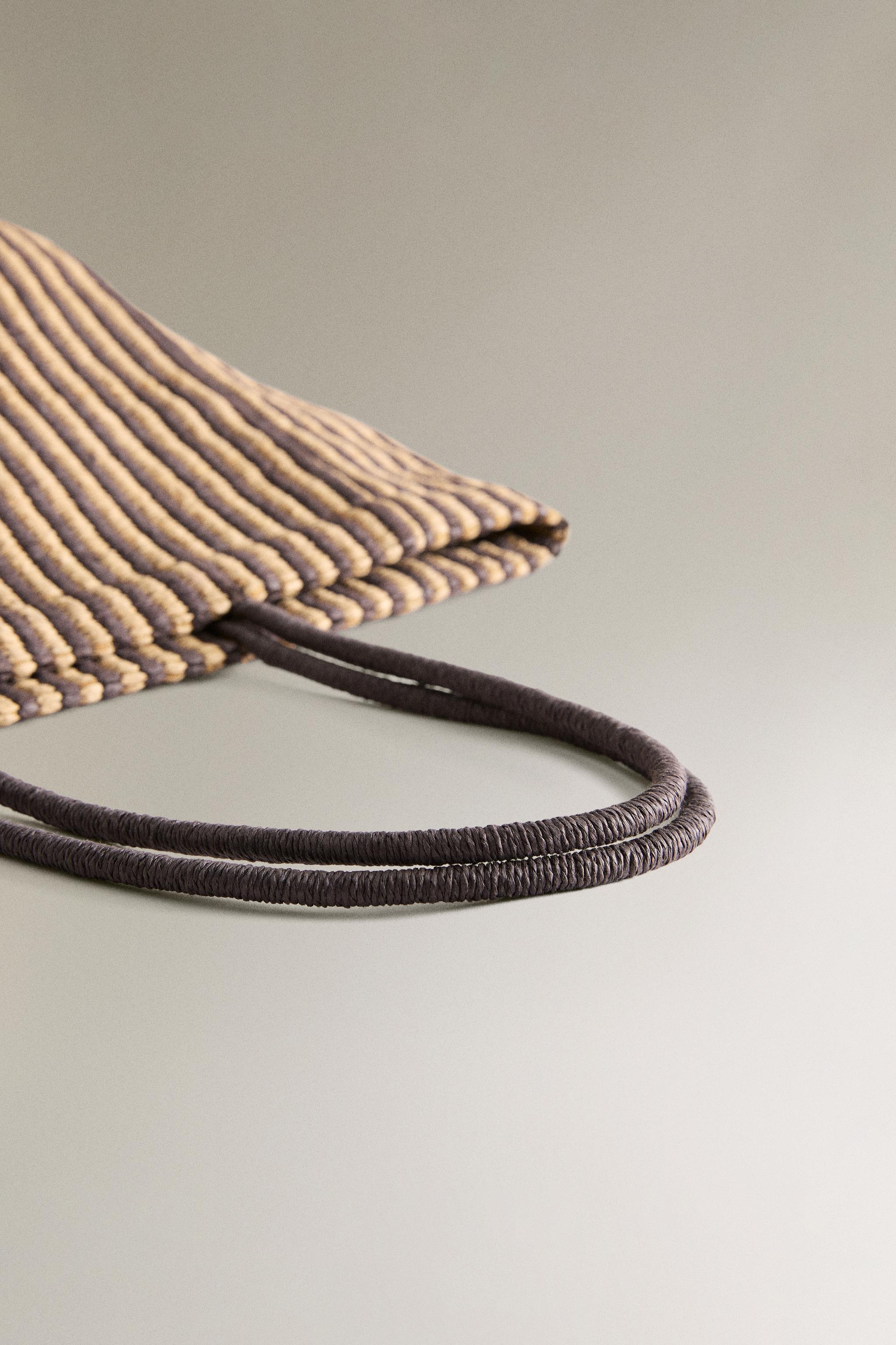 STRIPED SHOPPER BAG