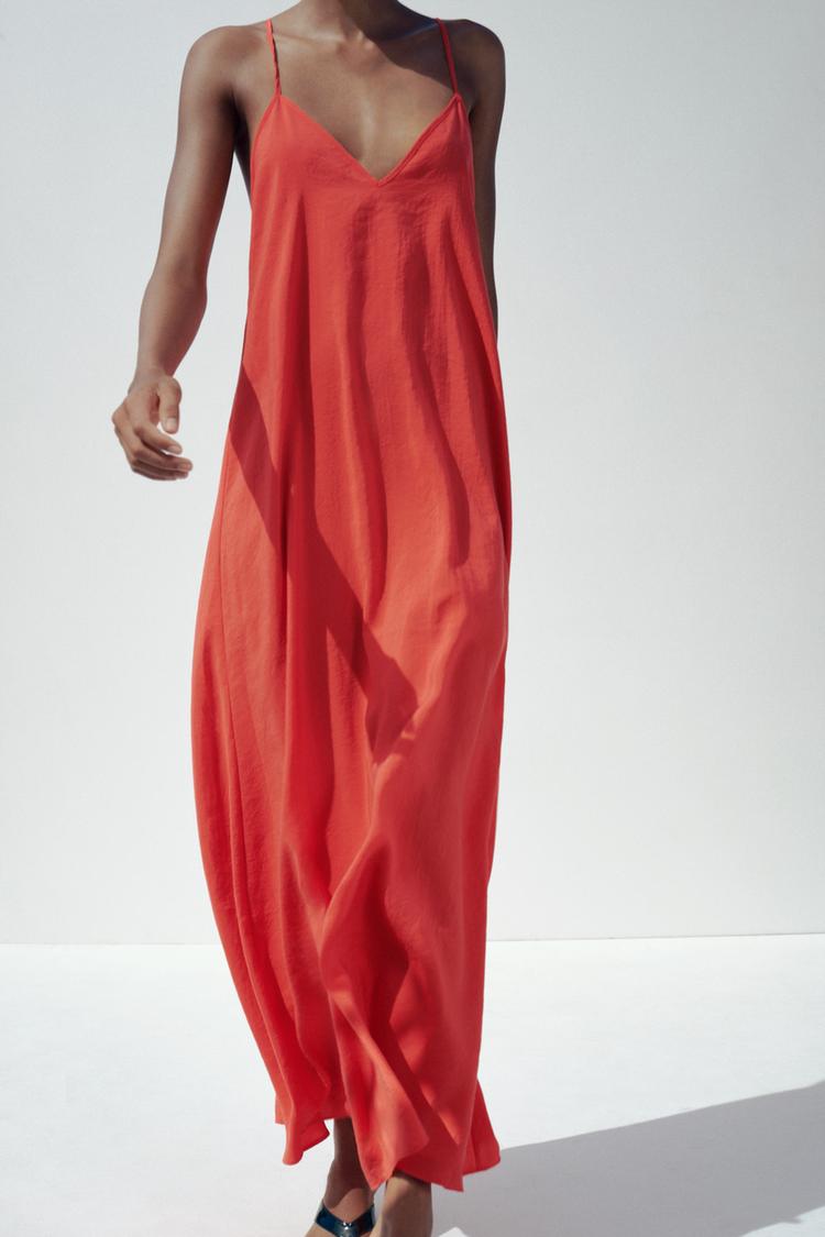 FLOWY MIDI DRESS - Zara product image