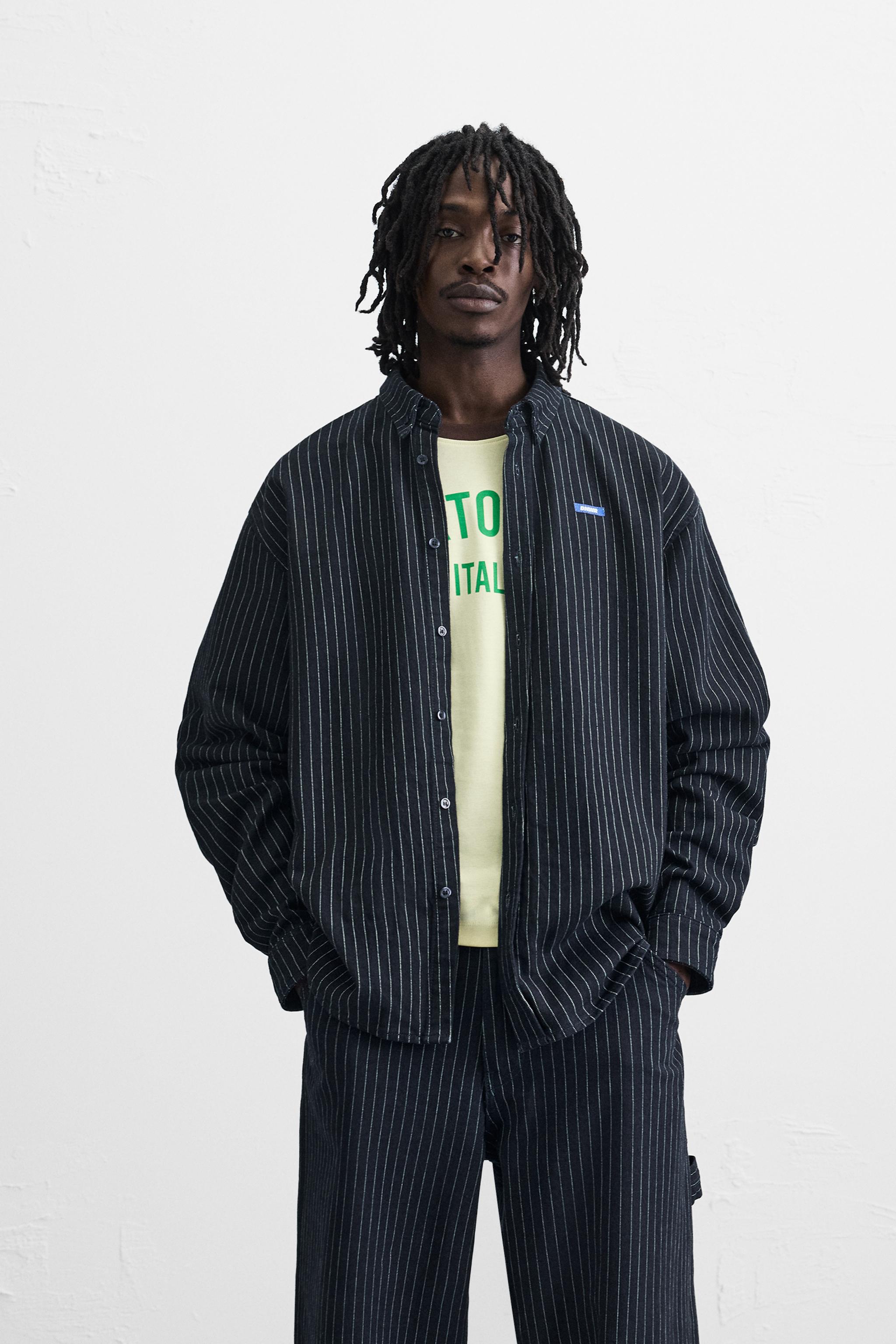 RELAXED FIT STRIPED SHIRT