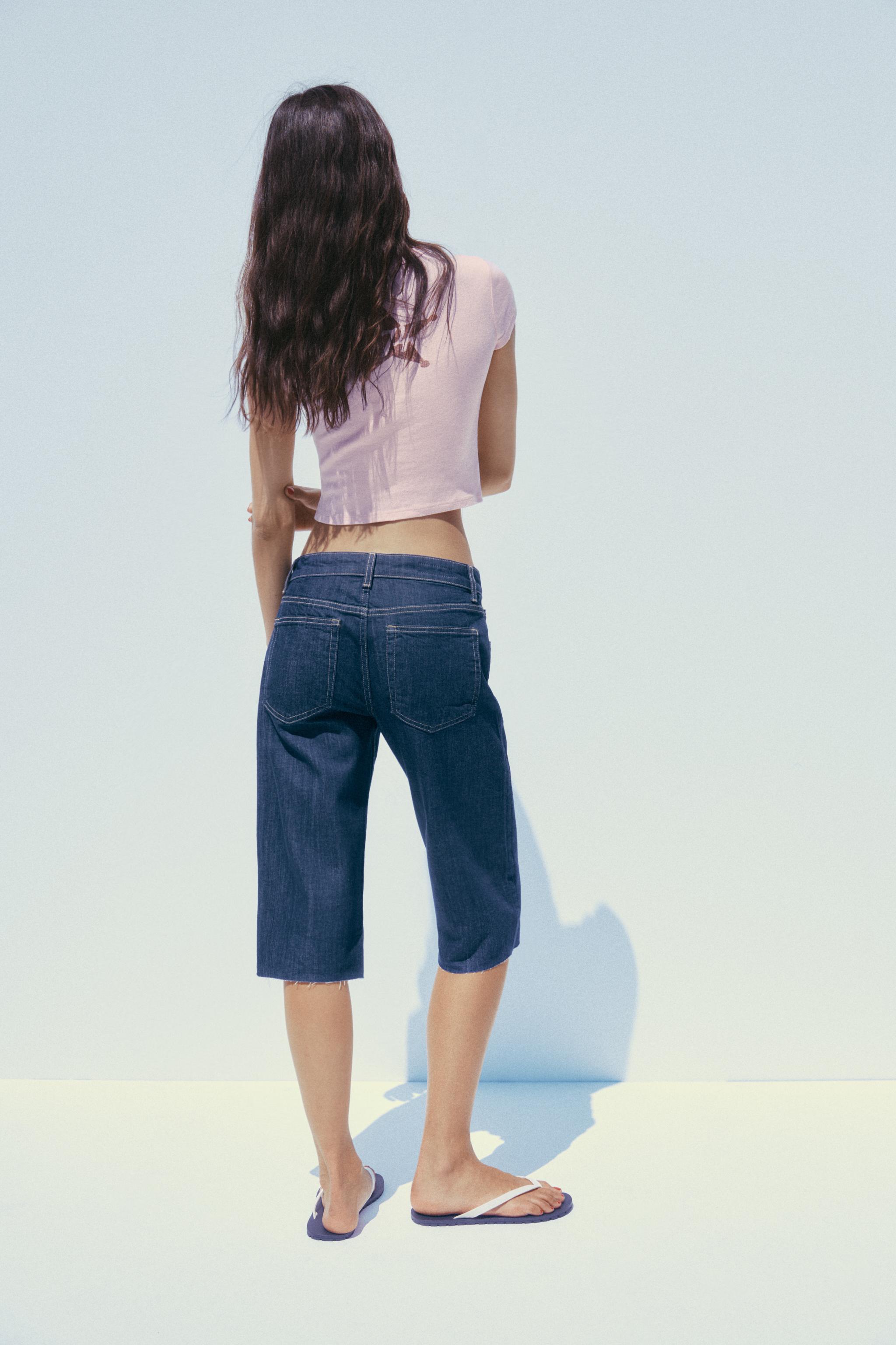 BERMUDA EN JEAN TRF CAPRI TAILLE NORMALE
