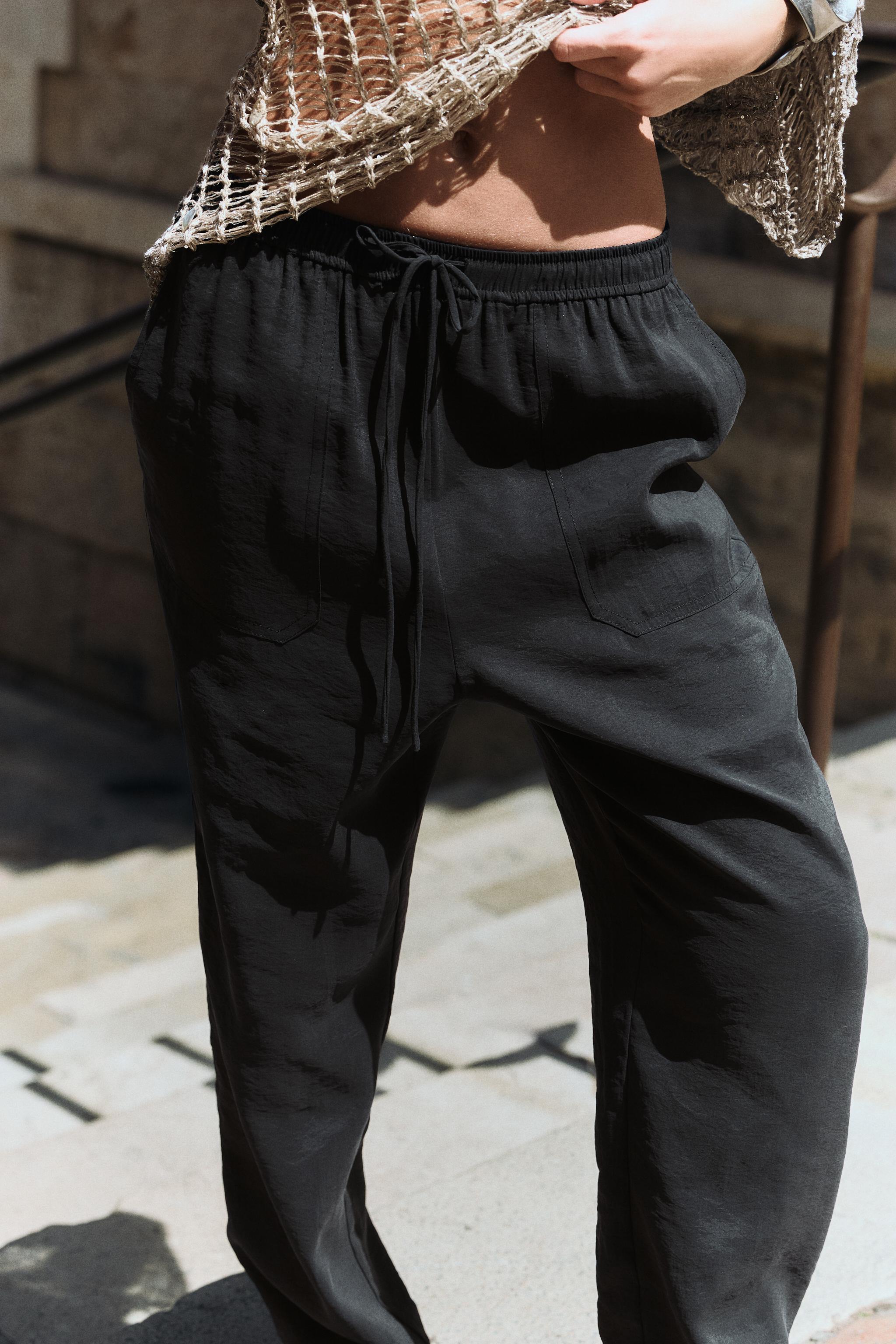 FLOWY ANKLE PANTS