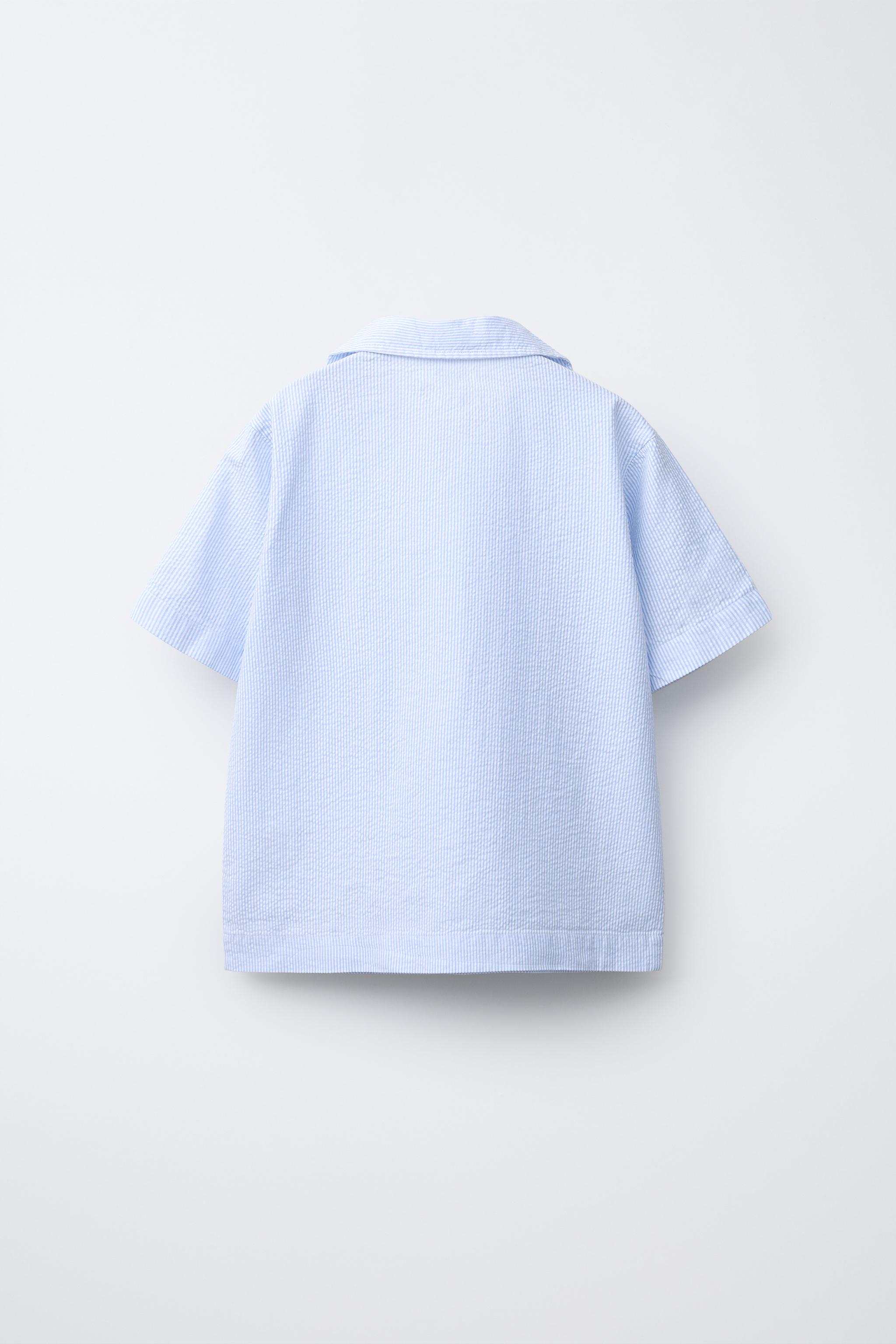 SEERSUCKER STRIPE SHIRT