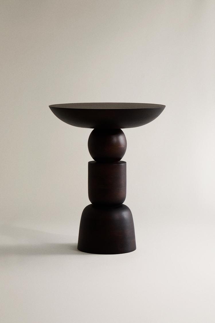 WOODEN SIDE TABLE - Zara product image