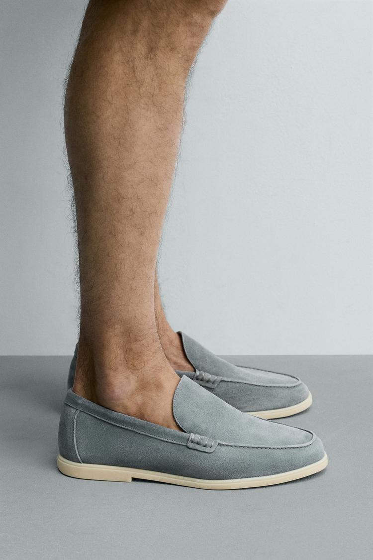 CASUAL LEATHER LOAFERS - Zara product image