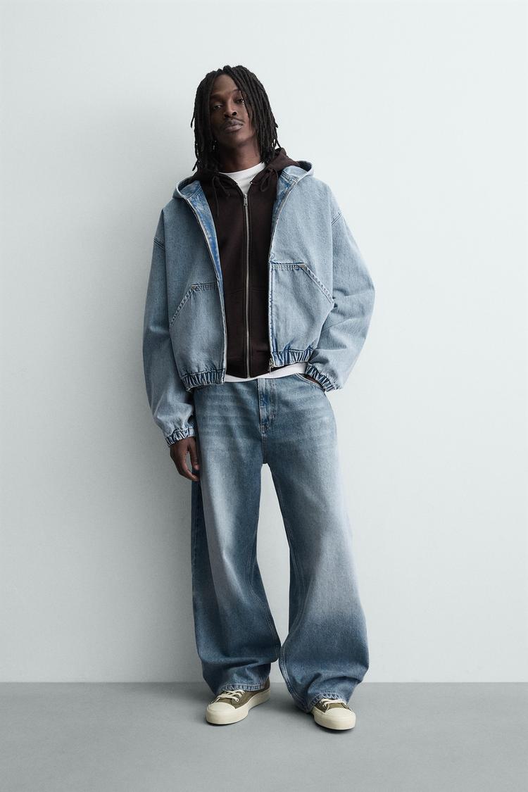WASHED HOODIE JACKET - Zara product image