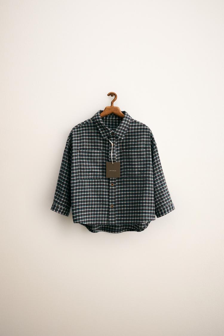 ZARA TIMELESS - SOFT GINGHAM CHECK SHIRT - Zara product image
